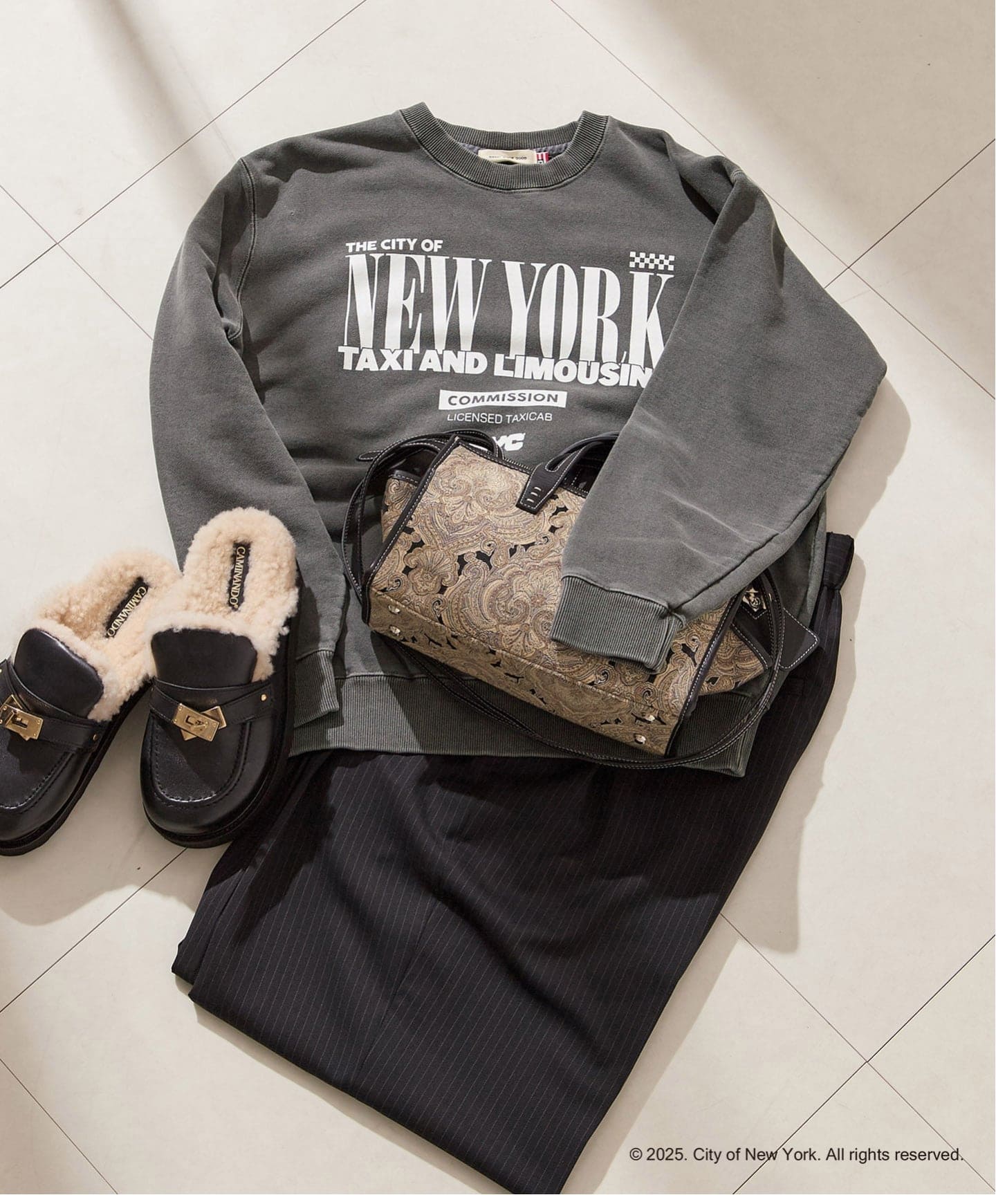 予約》【NYC × GOOD ROCK SPEED】NYC SWEATSHIRTS：スウェット