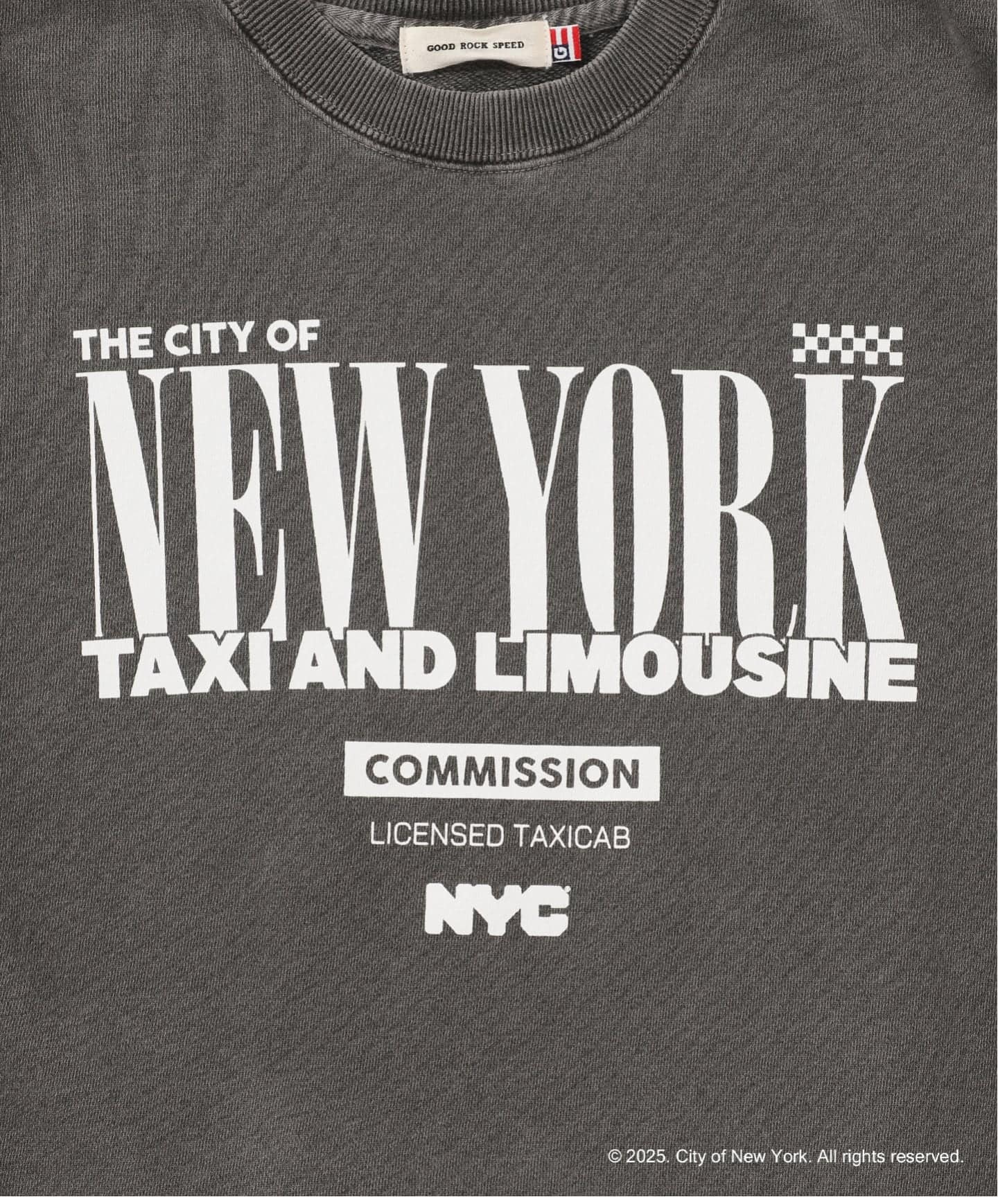 希少!!GOOD ROCK SPEED 　NYCスウェット　オメカシ　シーナリー 予約》【NYC × GOOD ROCK SPEED】NYC SWEATSHIRTS：スウェット