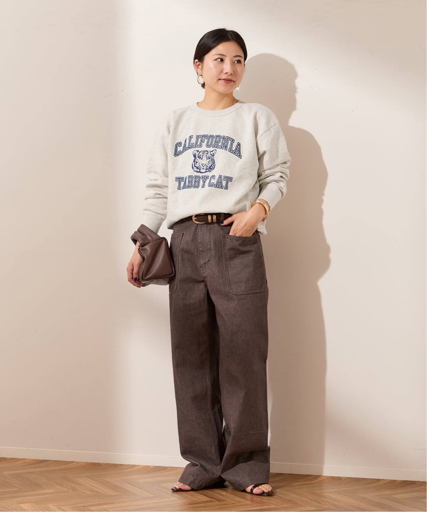 予約》【MIXTA/ミクスタ】CALIFORNIA TABBY CAT CREW SWEATSHI