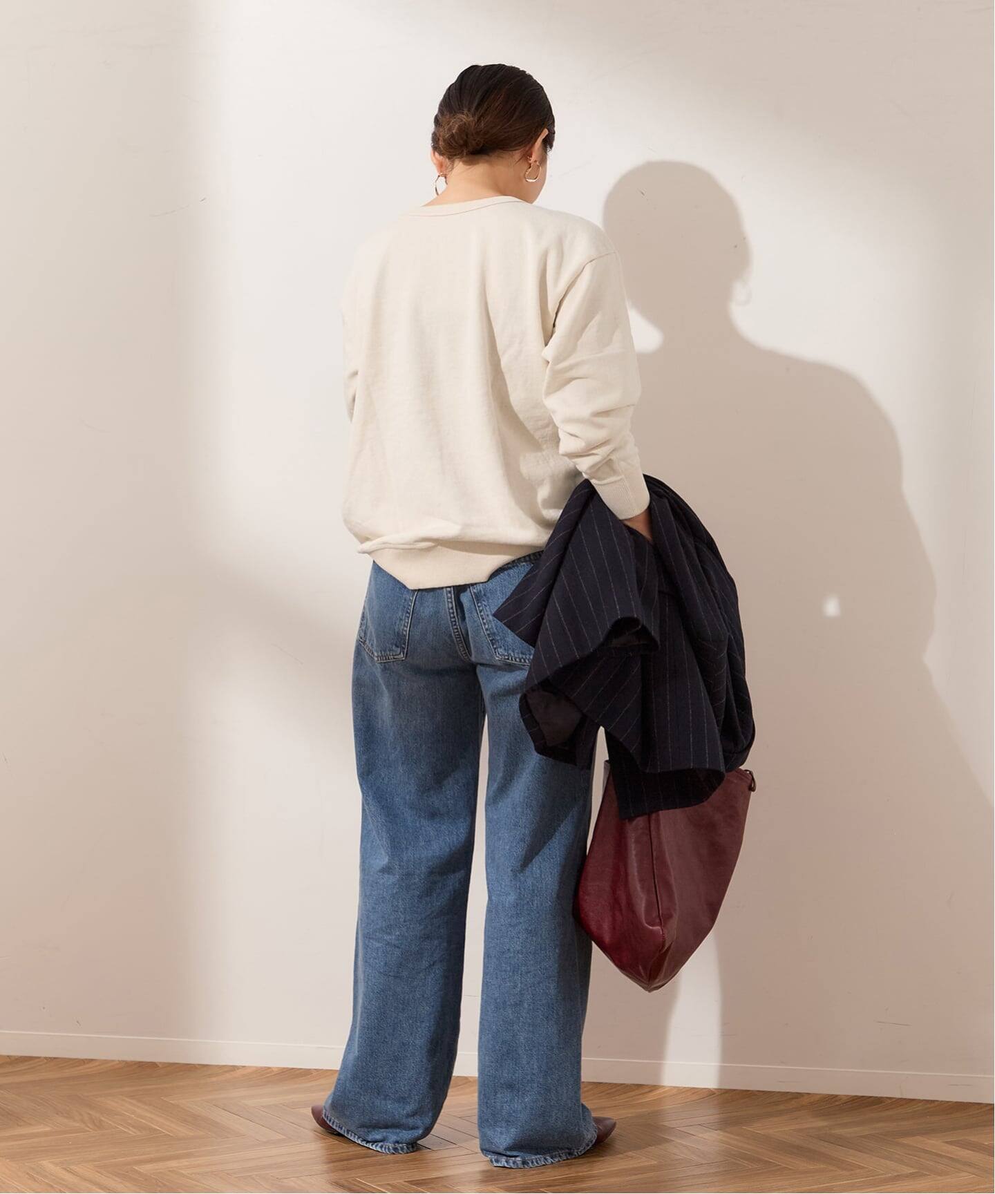 MIXTA/ミクスタ】CALIFORNIA TABBY CAT CREW SWEATSHI：スウェット