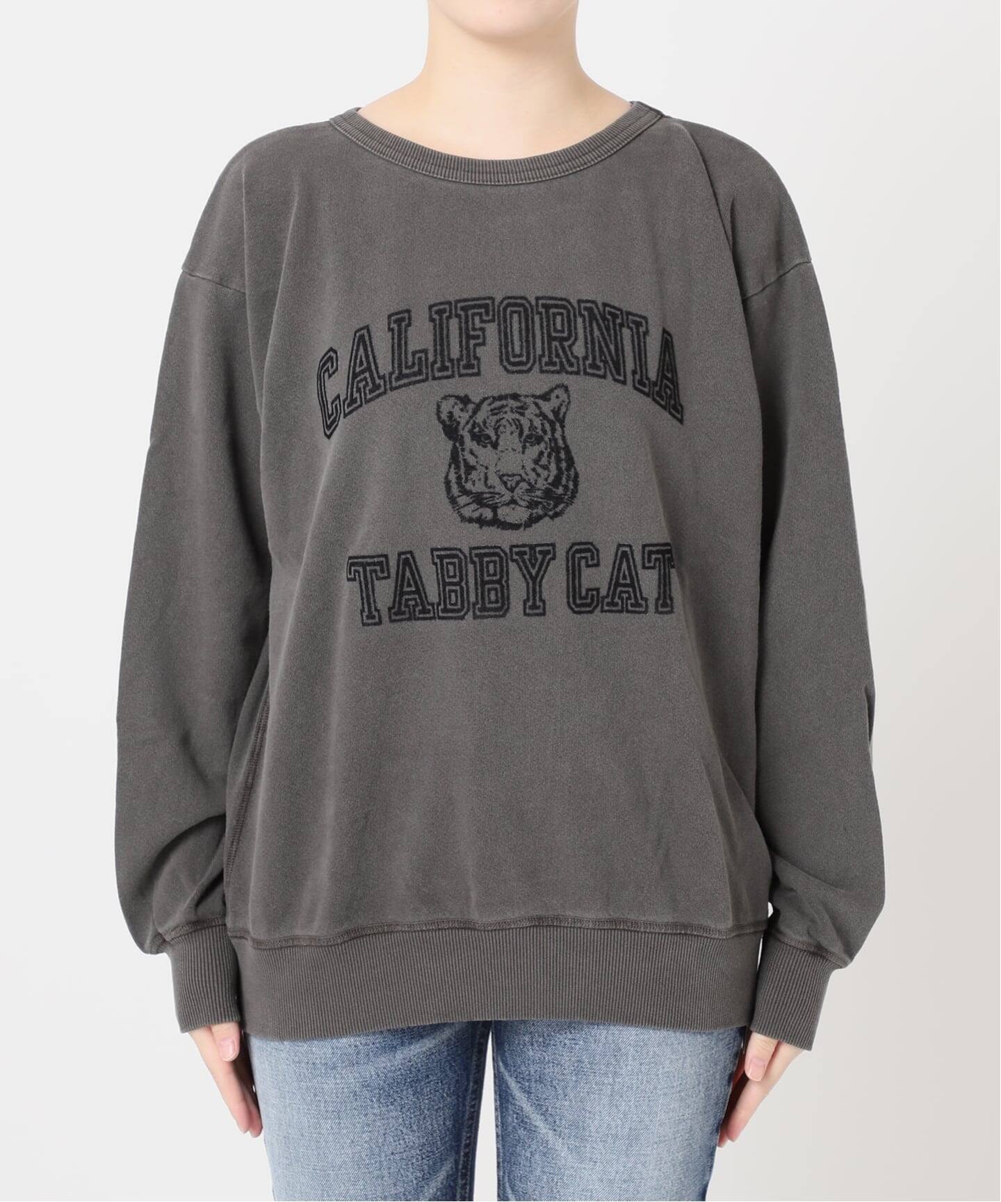 MIXTA/ミクスタ】CALIFORNIA TABBY CAT CREW SWEATSHI：スウェット 