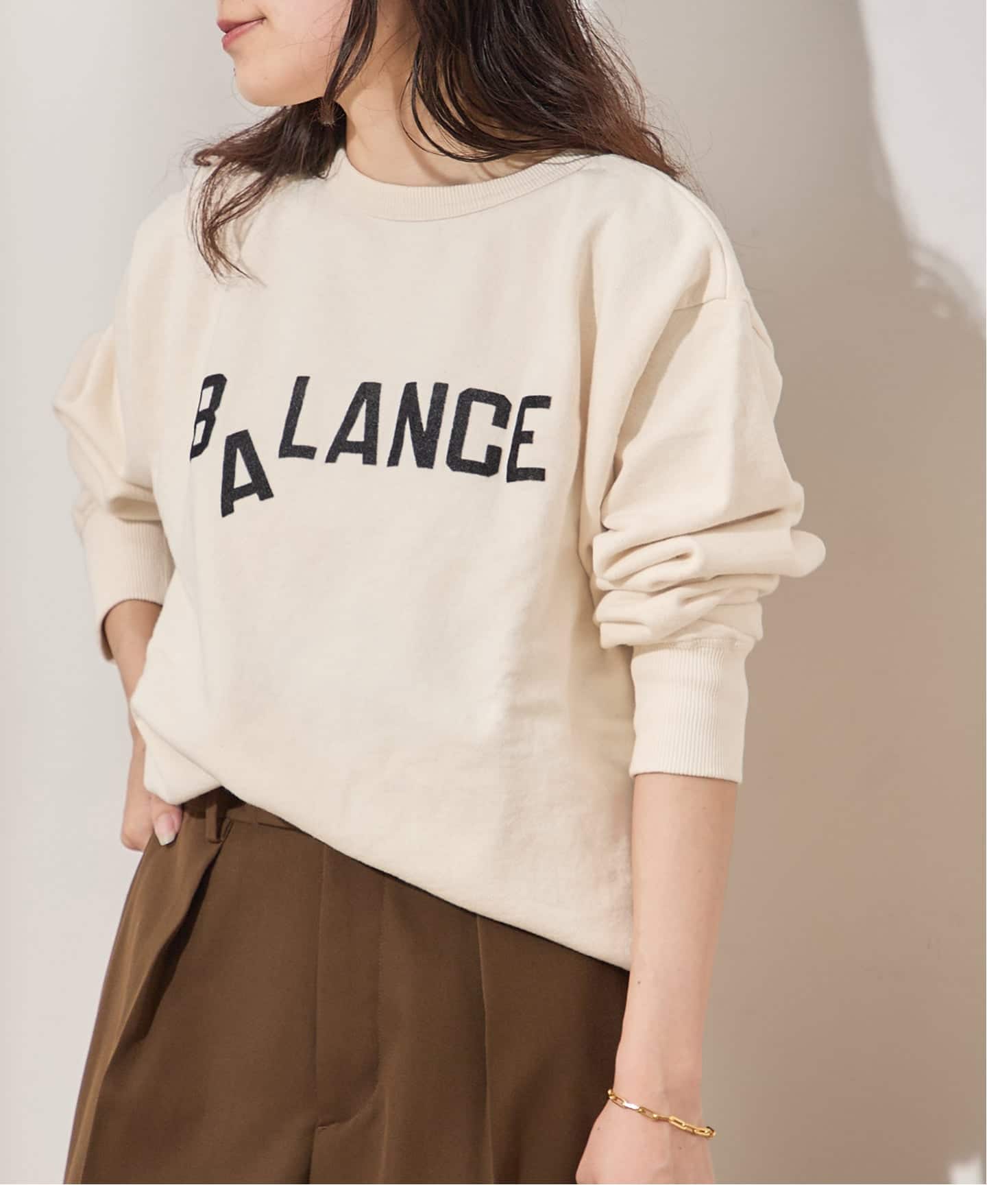 L'ESSAGE【MIXTAミクスタ】BALANCE CREWSWEAT 予約》【MIXTA/ミクスタ】BALANCE CREW SWEAT SHIRTS