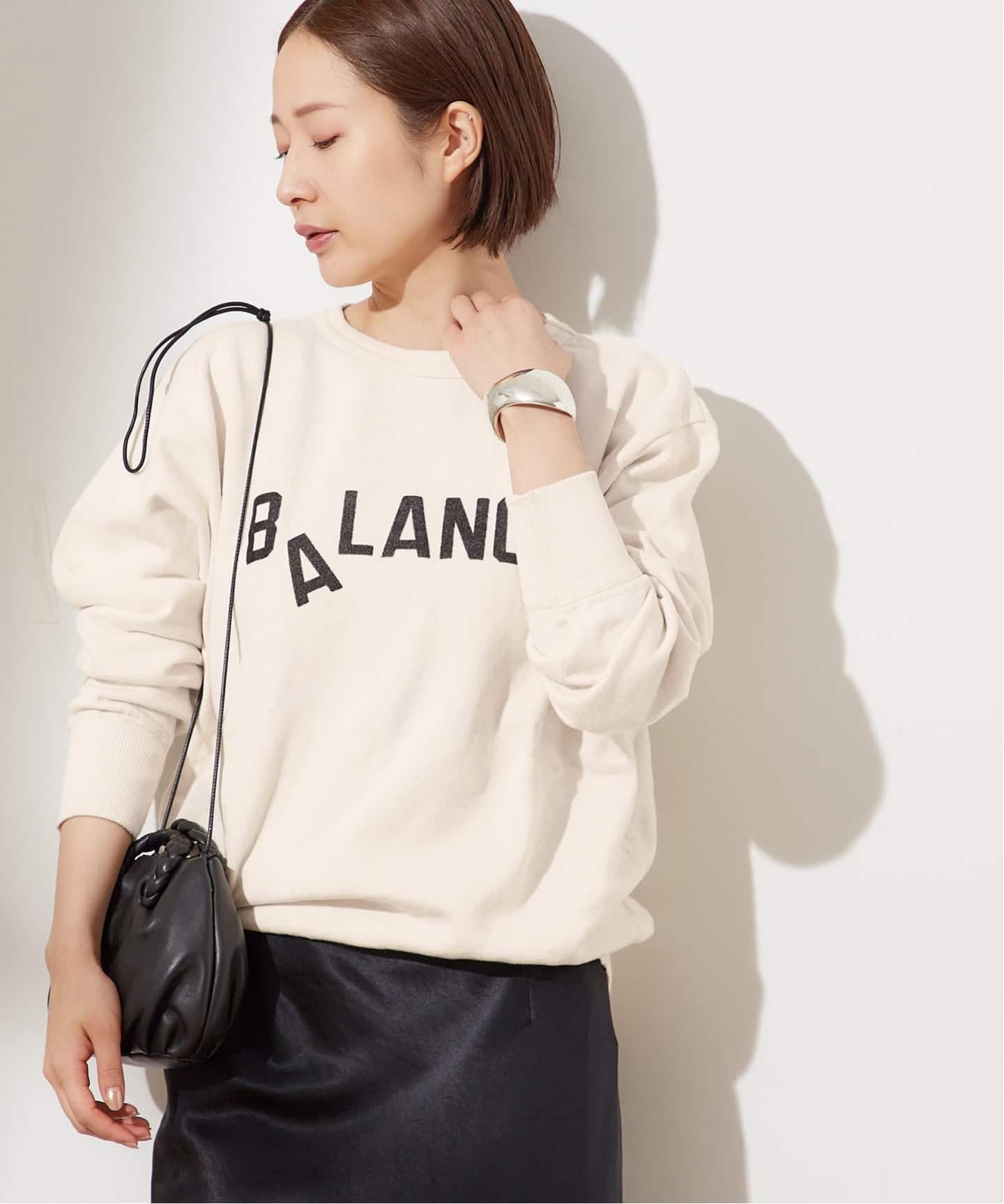 L'ESSAGE【MIXTAミクスタ】BALANCE CREWSWEAT 予約》【MIXTA/ミクスタ】BALANCE CREW SWEAT SHIRTS