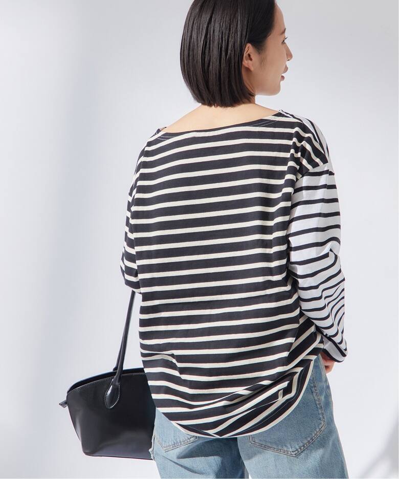 別注》【Leminor/ルミノア】クレイジーボーダー：カットソー（Tシャツ  