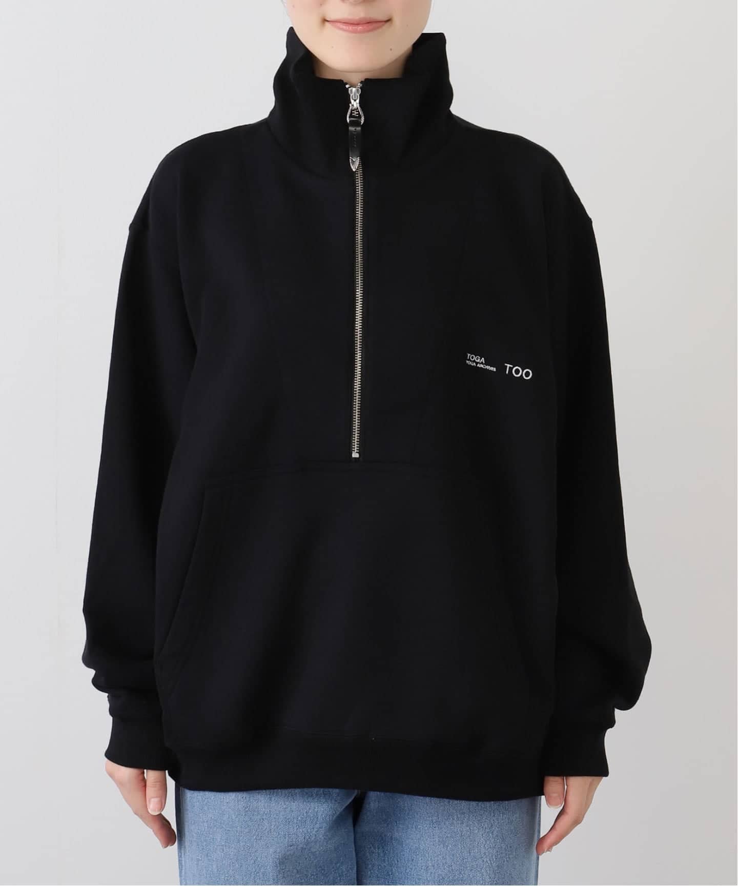 TOGA ファー袖黒トレーナー TOGA ファー袖黒トレーナー TOGA ファー袖黒トレーナー TOGA
