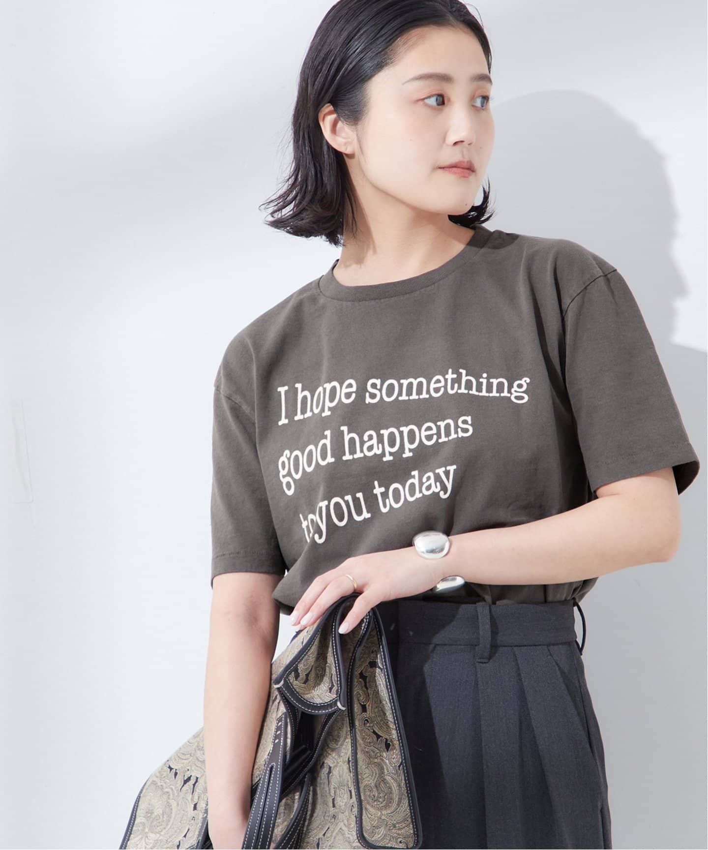 MIXTA/ミクスタ】I HOPE CREW T-SHITS：Tシャツ（Tシャツ