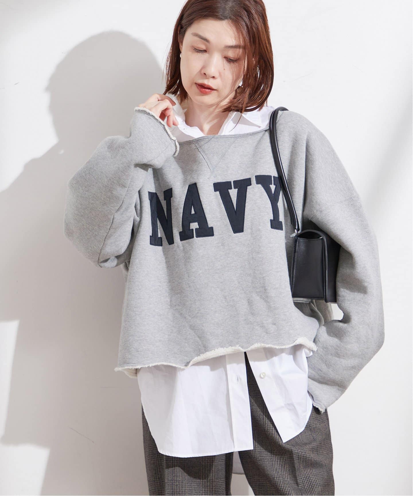 別注》【INSCRIRE /アンスクリア】ロゴスウェット（スウェット