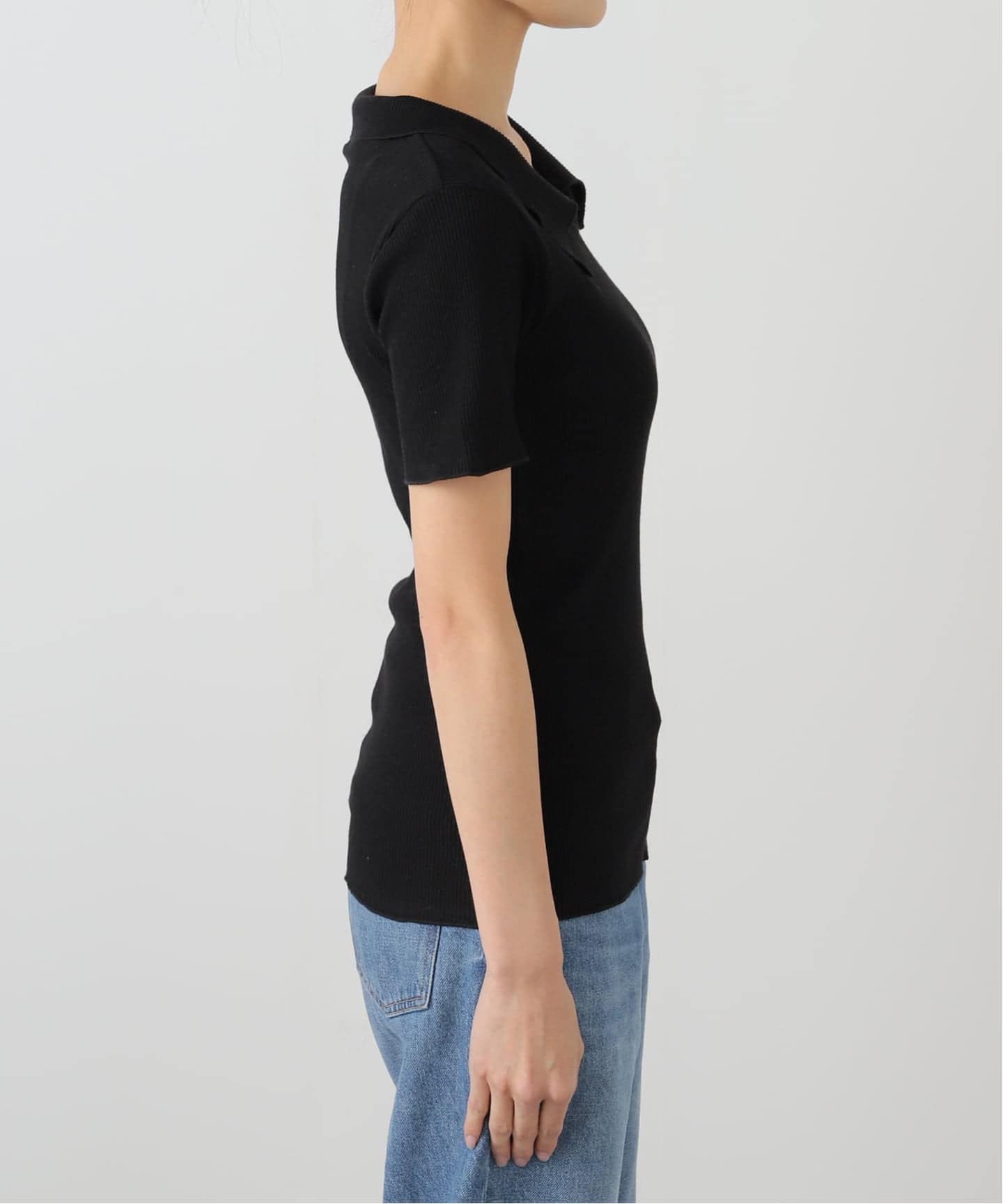 ベースレンジ　baserange カットソー　M ベースレンジ Baserange VEIN LONG SLEEVE ヴェイン ロング