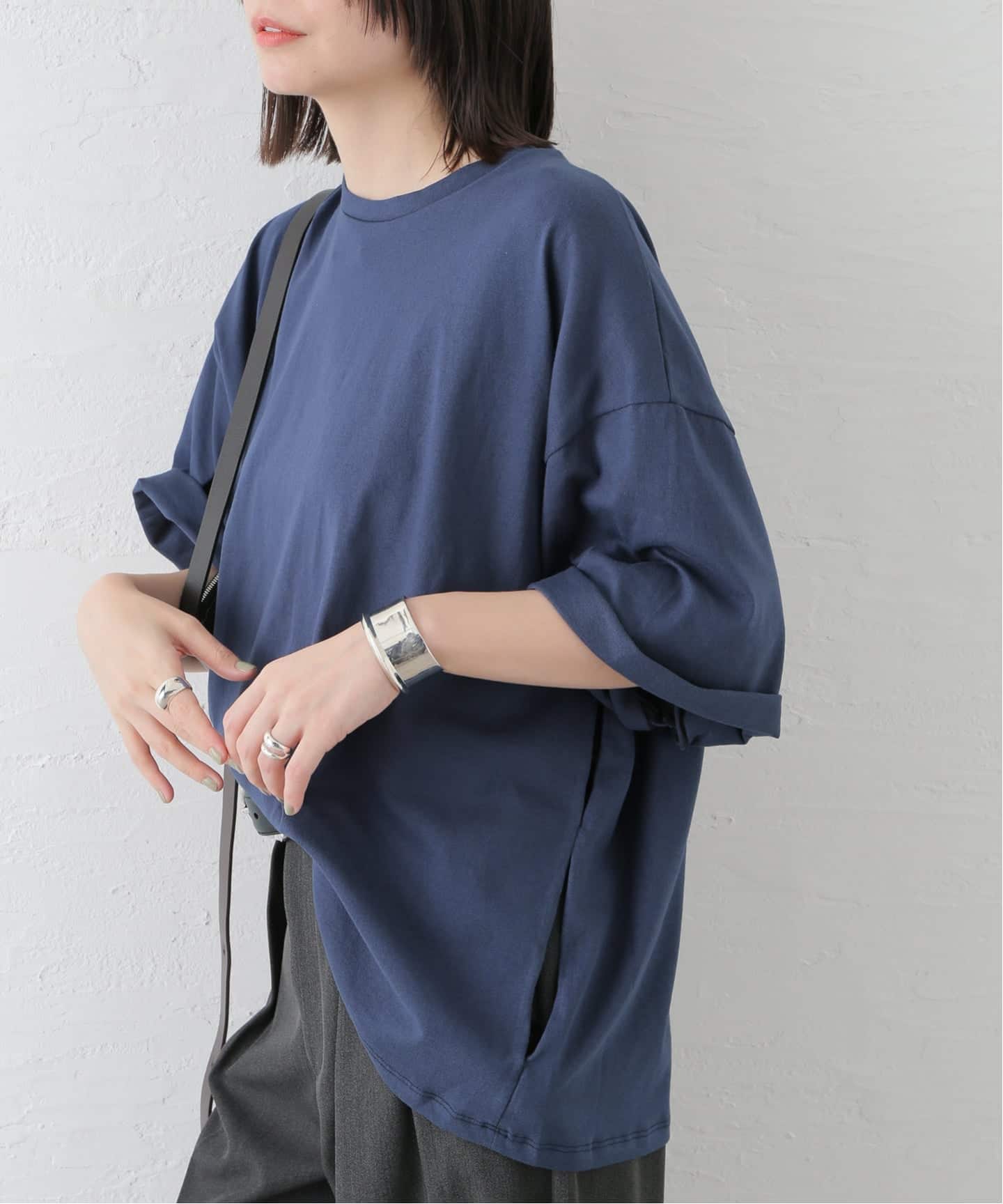 BASERANGE/ベースレンジ】PIN TEE SHIRT：Tシャツ（Tシャツ