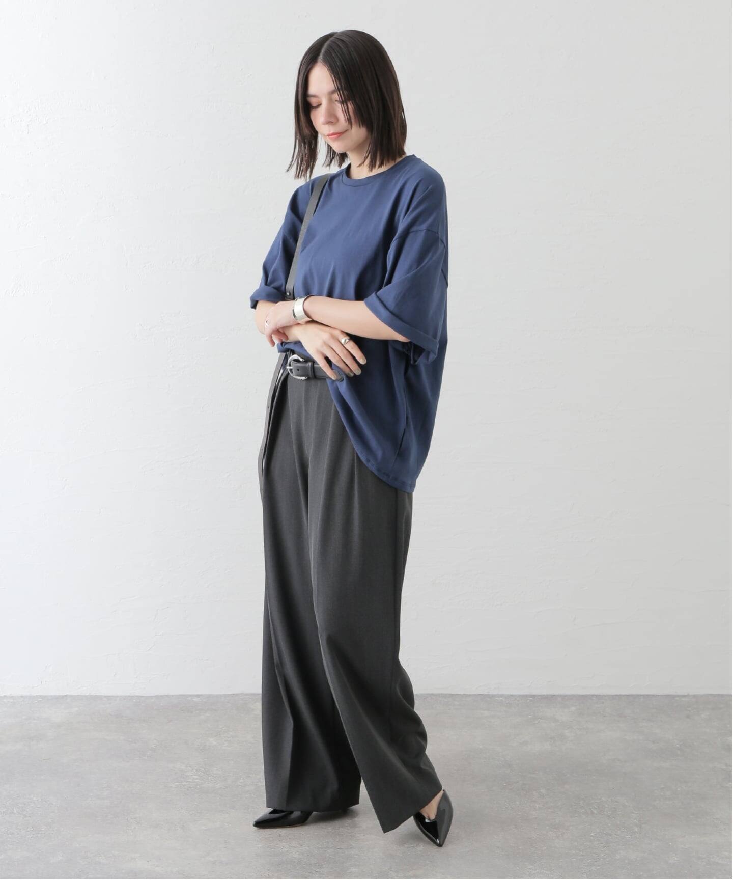 【ネイビー系（41）】【Baserange(ベースレンジ)】PIN TEE SHIRT BASERANGE/ベースレンジ】PIN TEE SHIRT：Tシャツ（Tシャツ