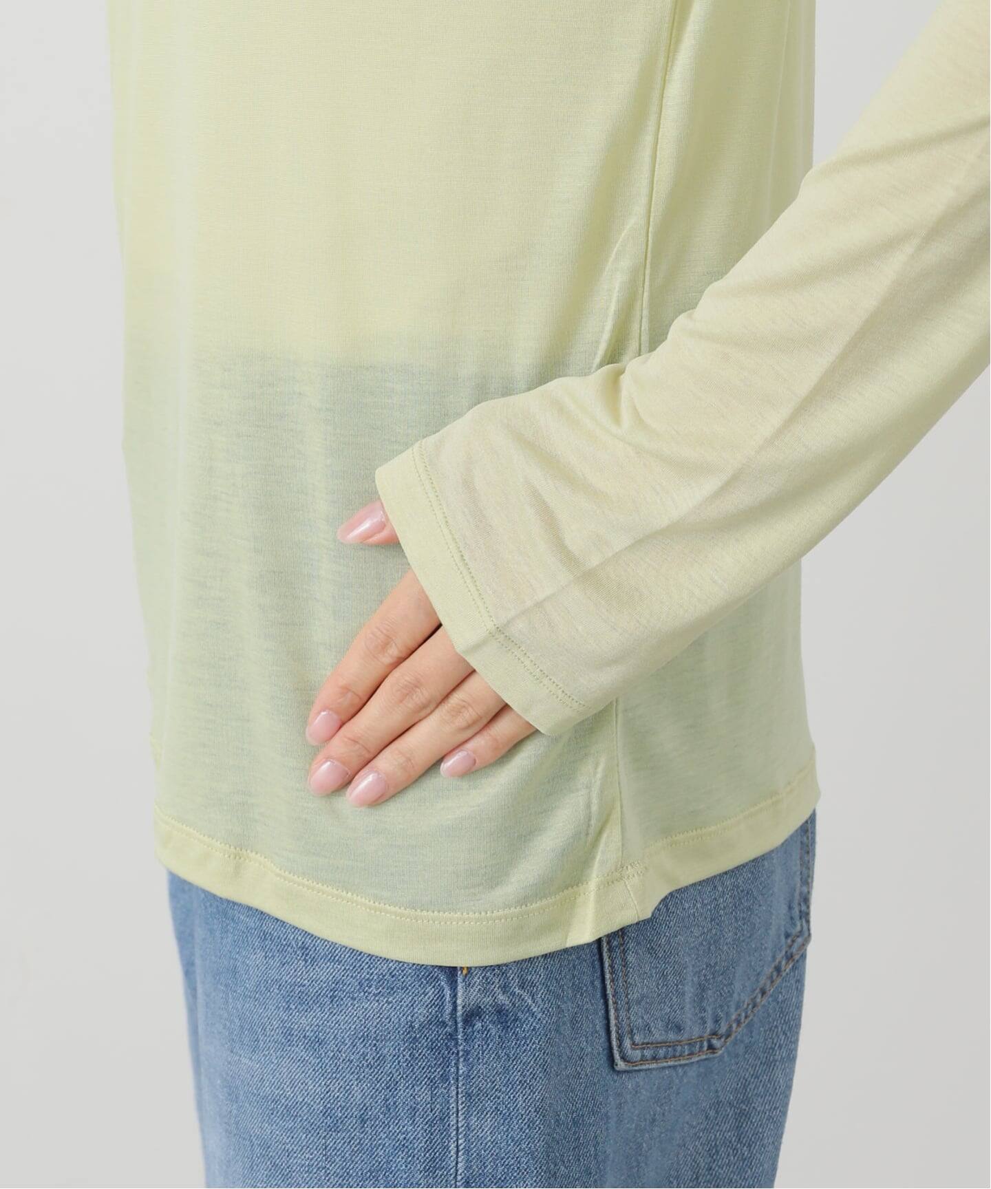 BASERANGE/ベースレンジ】LONG SLEEVE TEE：カットソー（Tシャツ