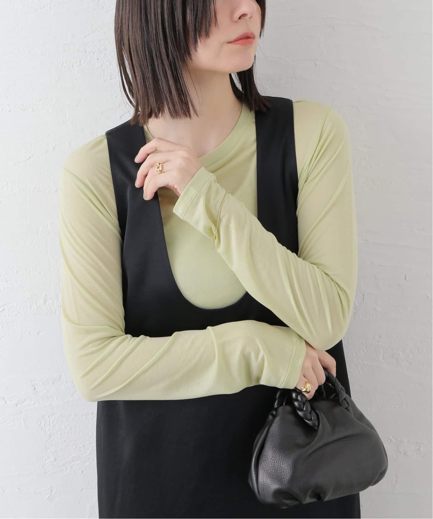 BASERANGE/ベースレンジ】LONG SLEEVE TEE：カットソー（Tシャツ