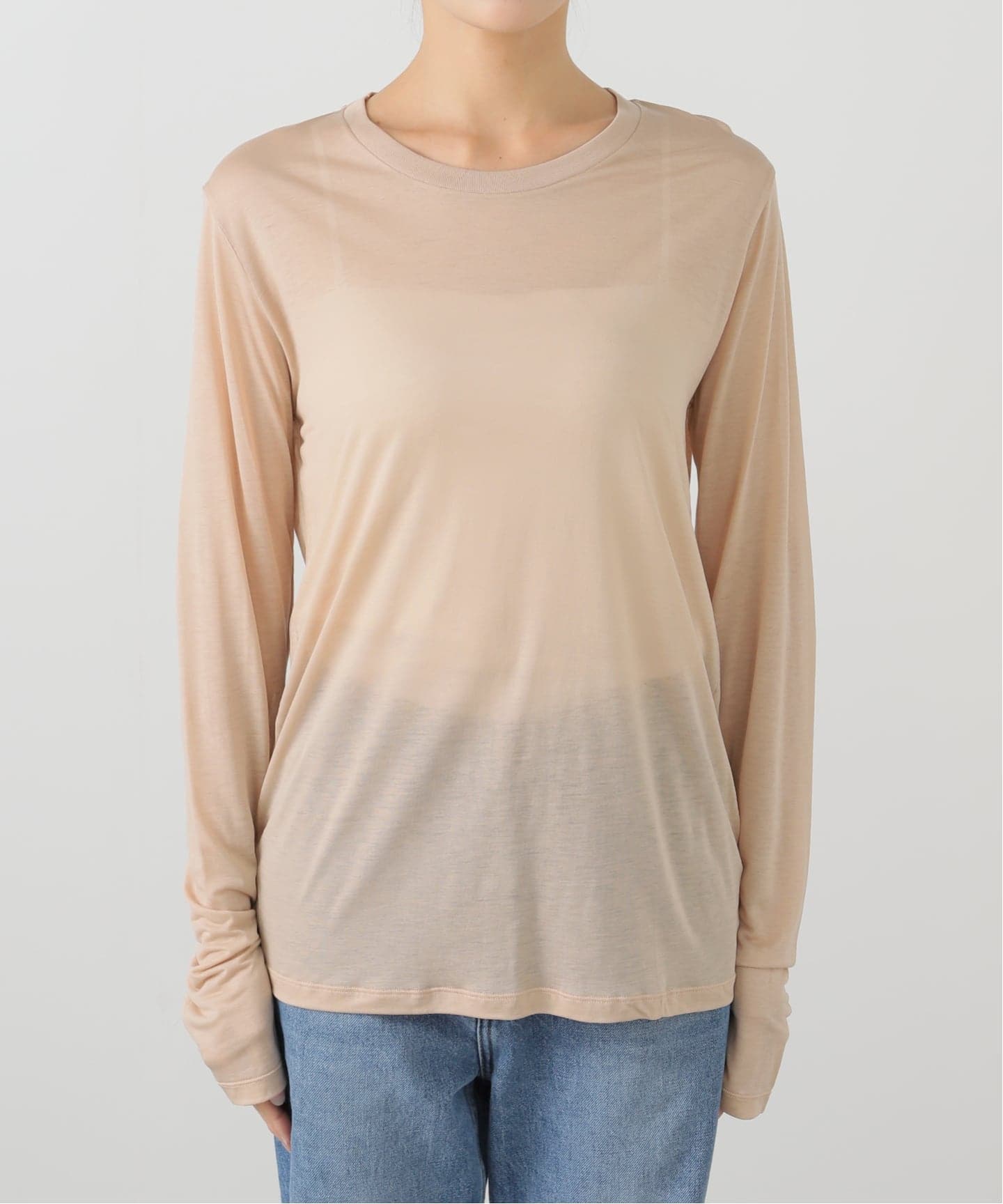トップス JOURNAL STANDARD L'ESSAGE BASERANGE BASERANGE/ベースレンジ】LONG SLEEVE TEE：カットソー（Tシャツ
