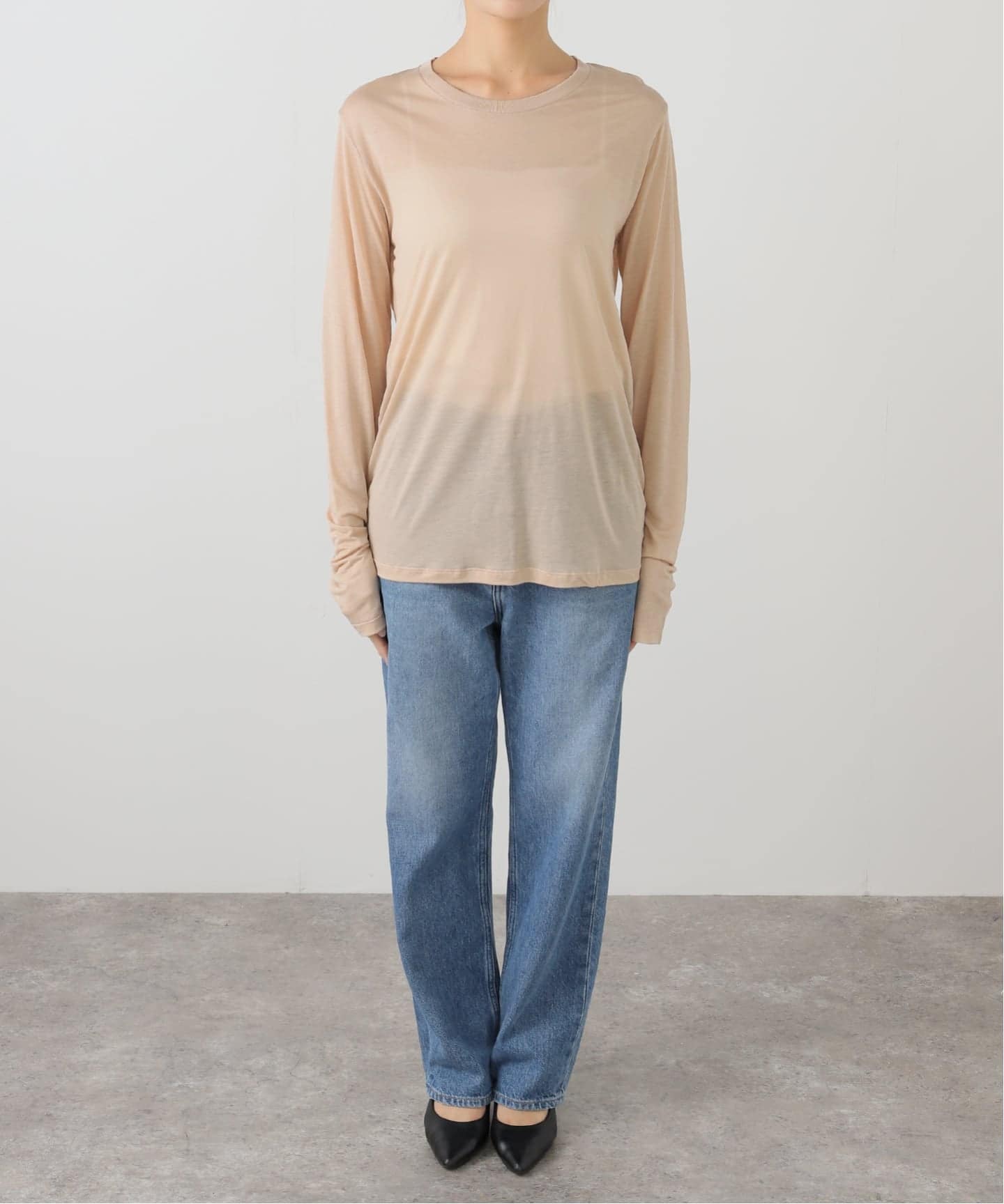 トップス JOURNAL STANDARD L'ESSAGE BASERANGE BASERANGE/ベースレンジ】LONG SLEEVE TEE：カットソー（Tシャツ