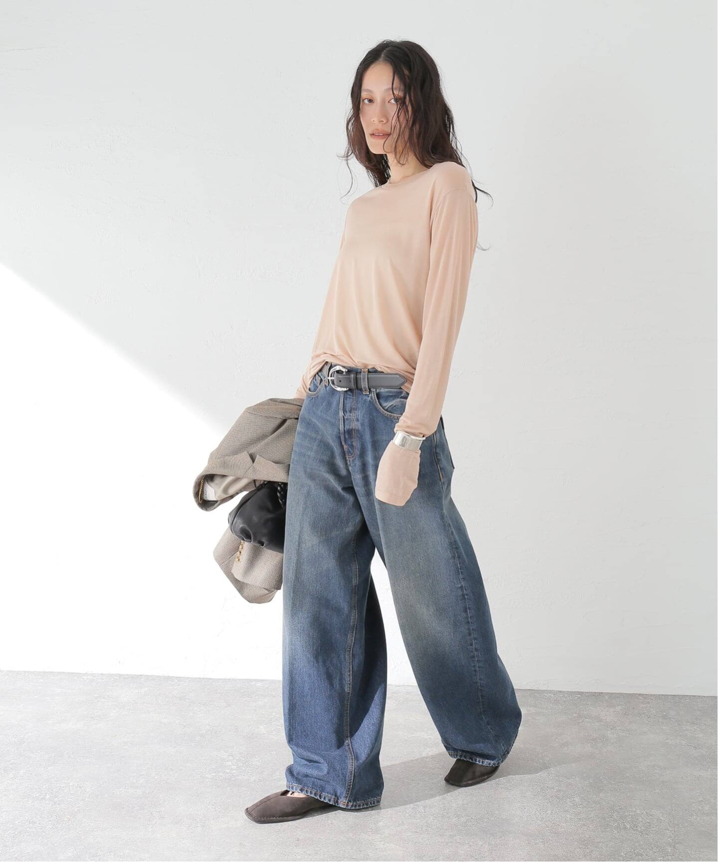 BASERANGE/ベースレンジ】LONG SLEEVE TEE：カットソー（Tシャツ