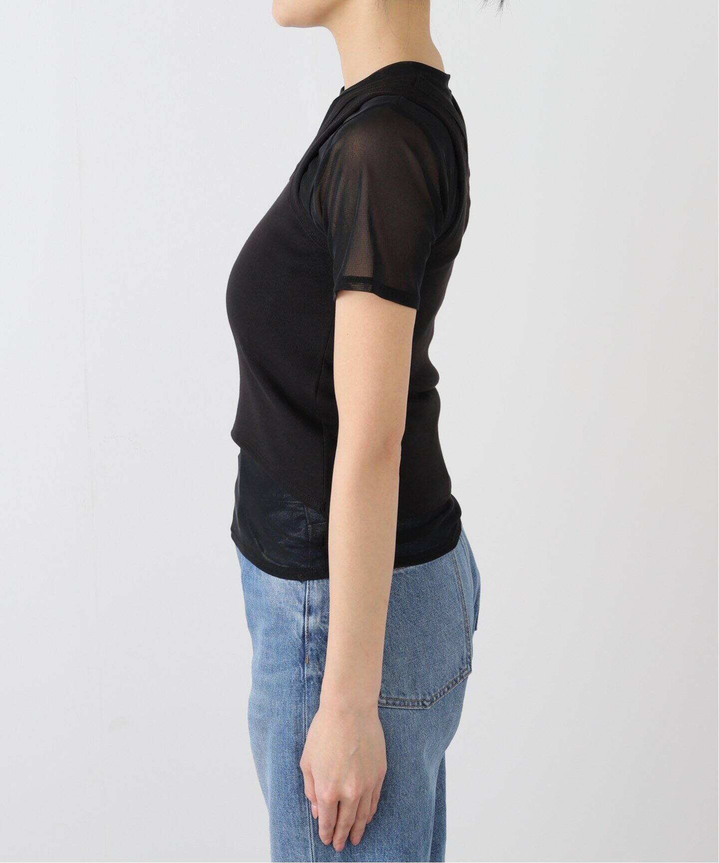 JANE SMITH/ジェーンスミス】SHORT SLEEVE WITH TANK LAYERE  