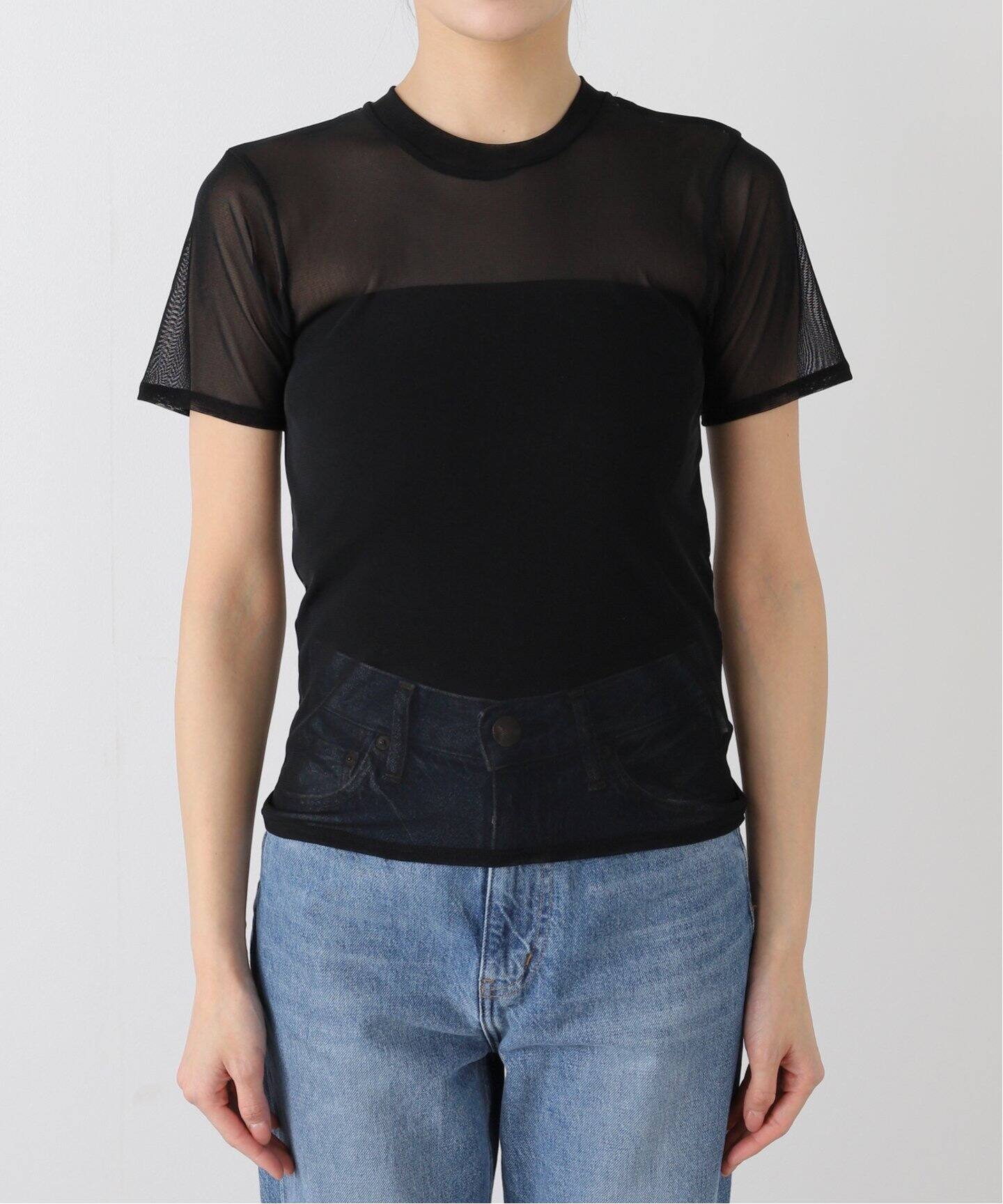 tシャツ 「JANE SMITH/ジェーンスミス」SHORT SLEEVE WITH TANK LAYERE：カットソー レディース JANE SMITH/ジェーンスミス】SHORT SLEEVE WITH TANK LAYERE