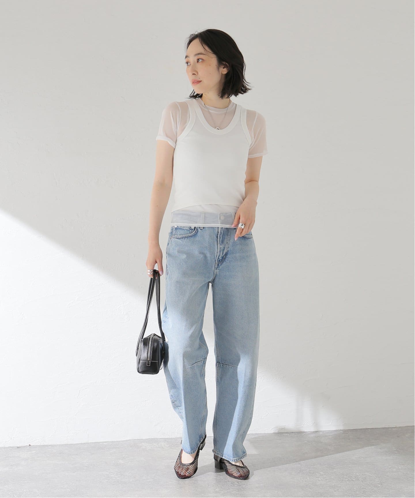 JANE SMITH/ジェーンスミス】SHORT SLEEVE WITH TANK LAYERE