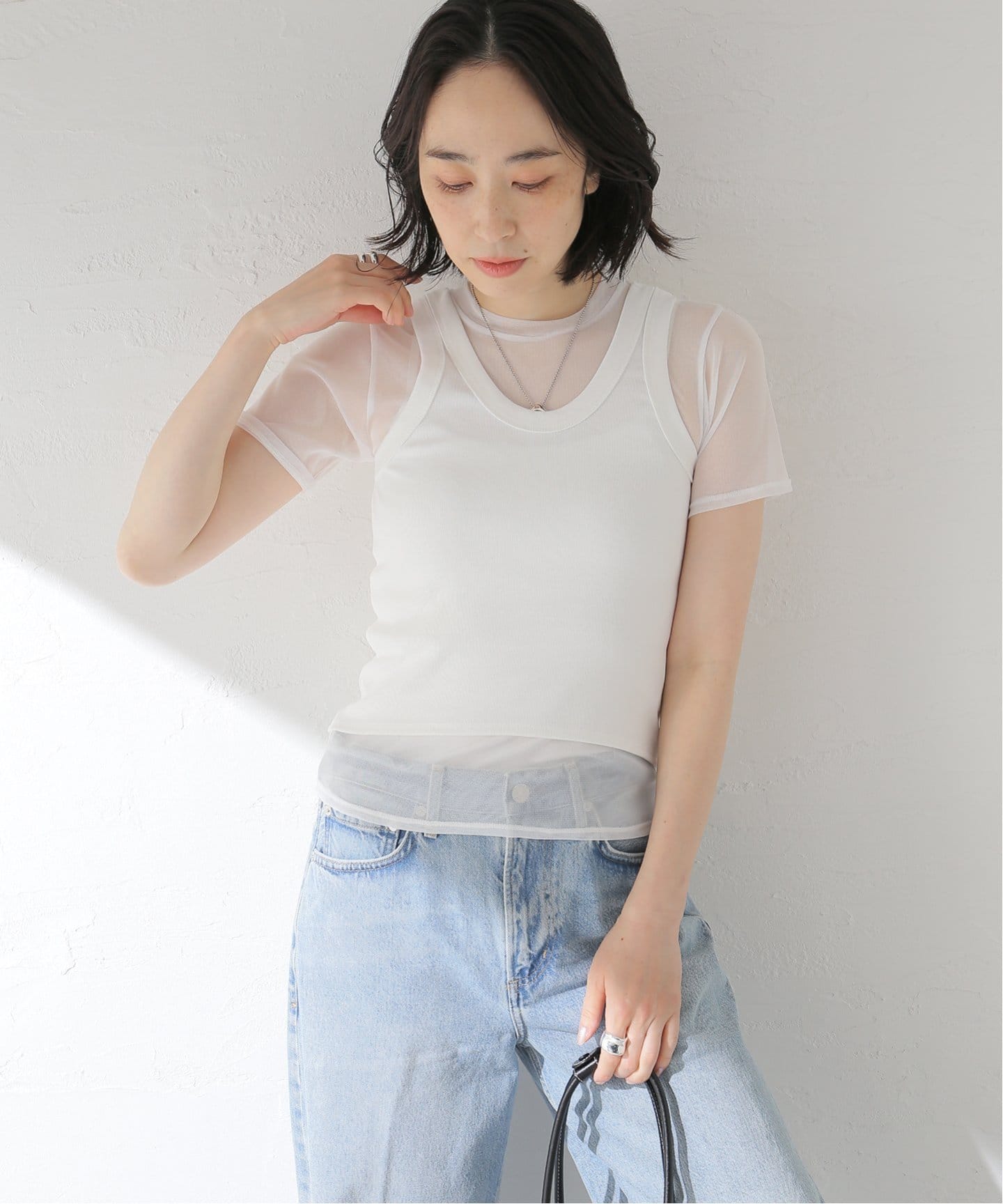 plage tシャツ JANE SMITH / ジェーンスミス 別注 OFF SHOULDER