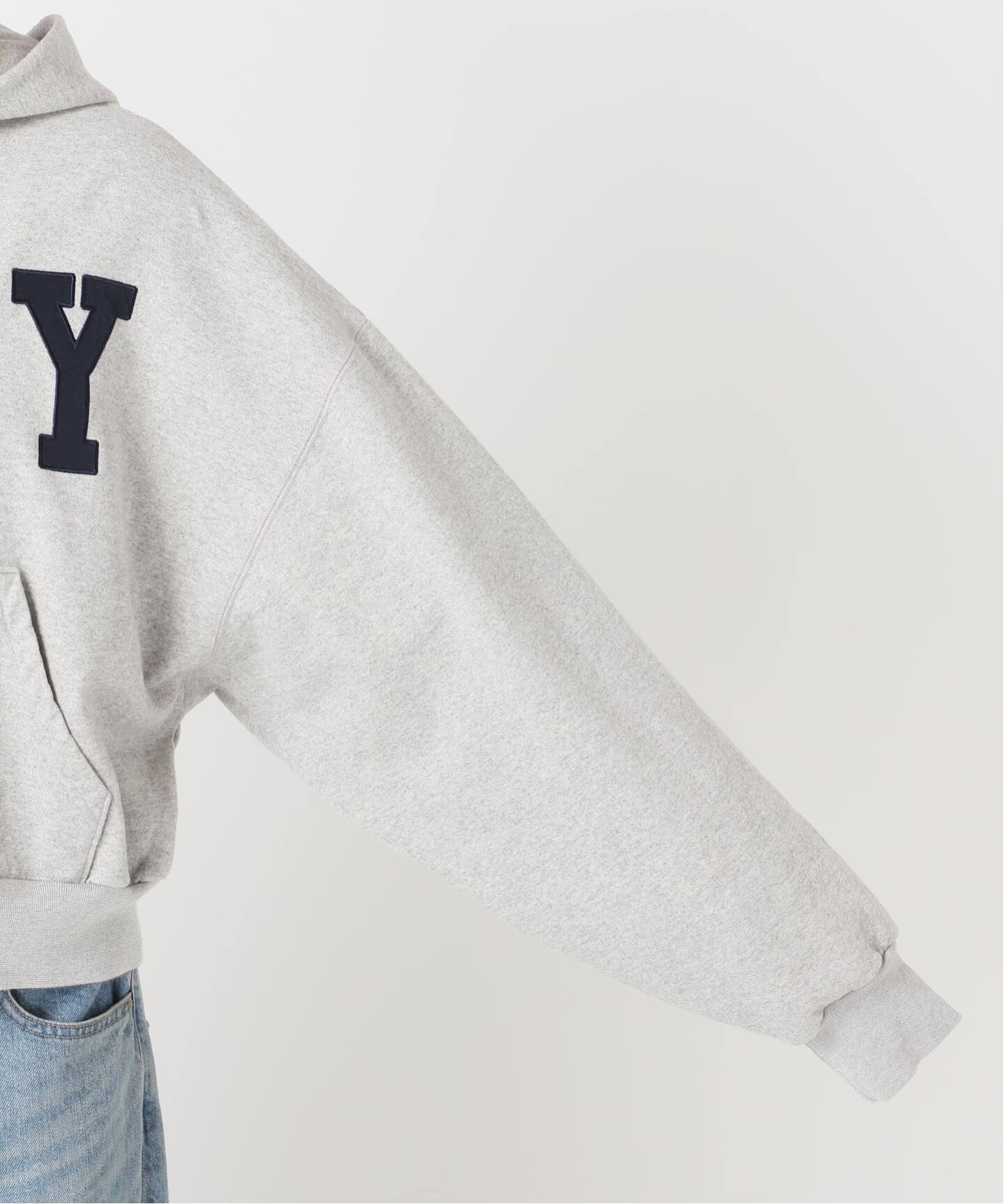 INSCRIRE /アンスクリア】Navy Zip Hoodie：パーカー（パーカー