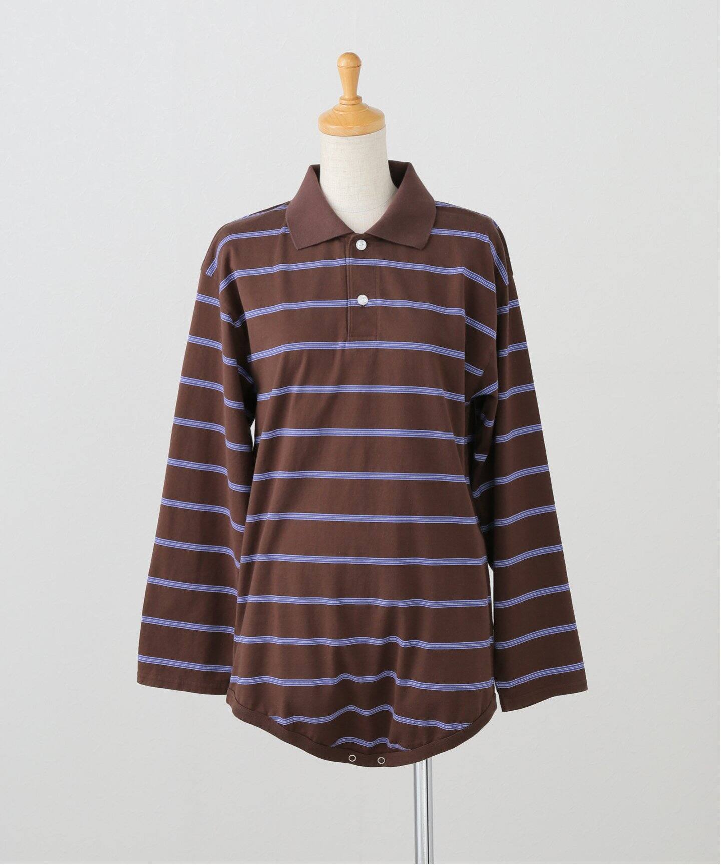 TanC TOKYO/タンクトウキョウ】STRIPE polo エリツキ ROMPERS 