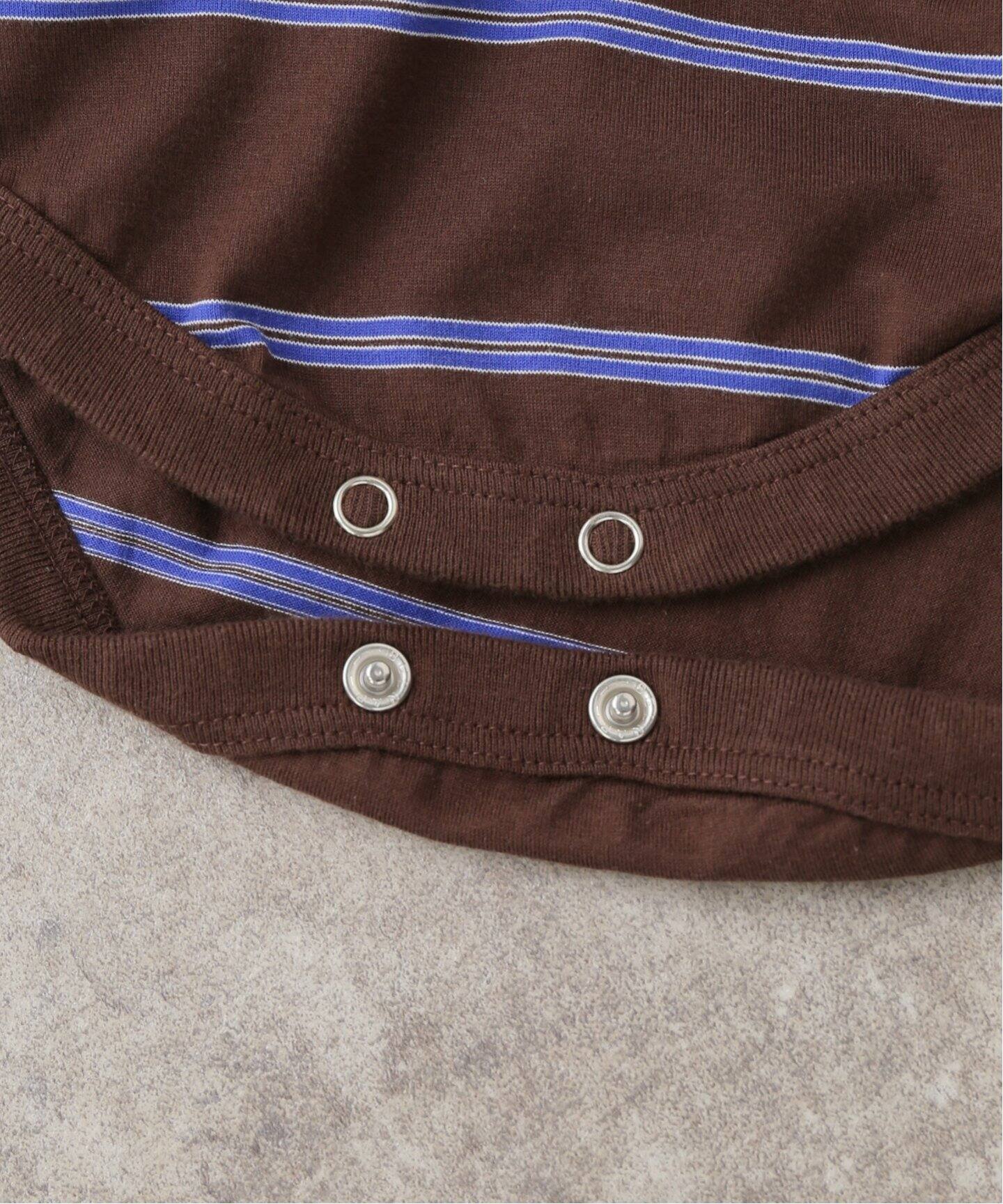 TanC TOKYO/タンクトウキョウ】STRIPE polo エリツキ ROMPERS 