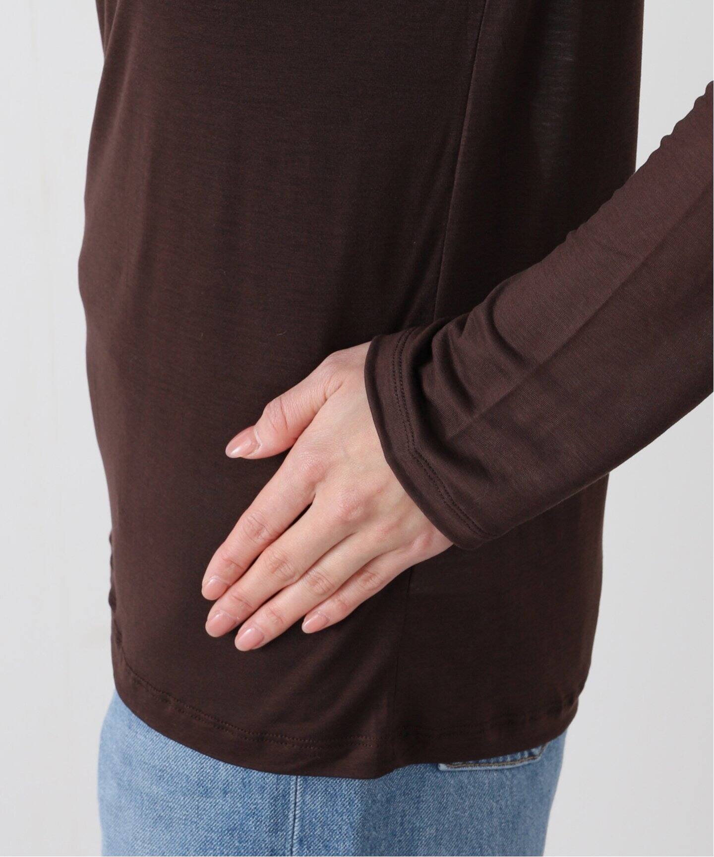 BASERANGE/ベースレンジ】LONG SLEEVE TEE：カットソー（Tシャツ