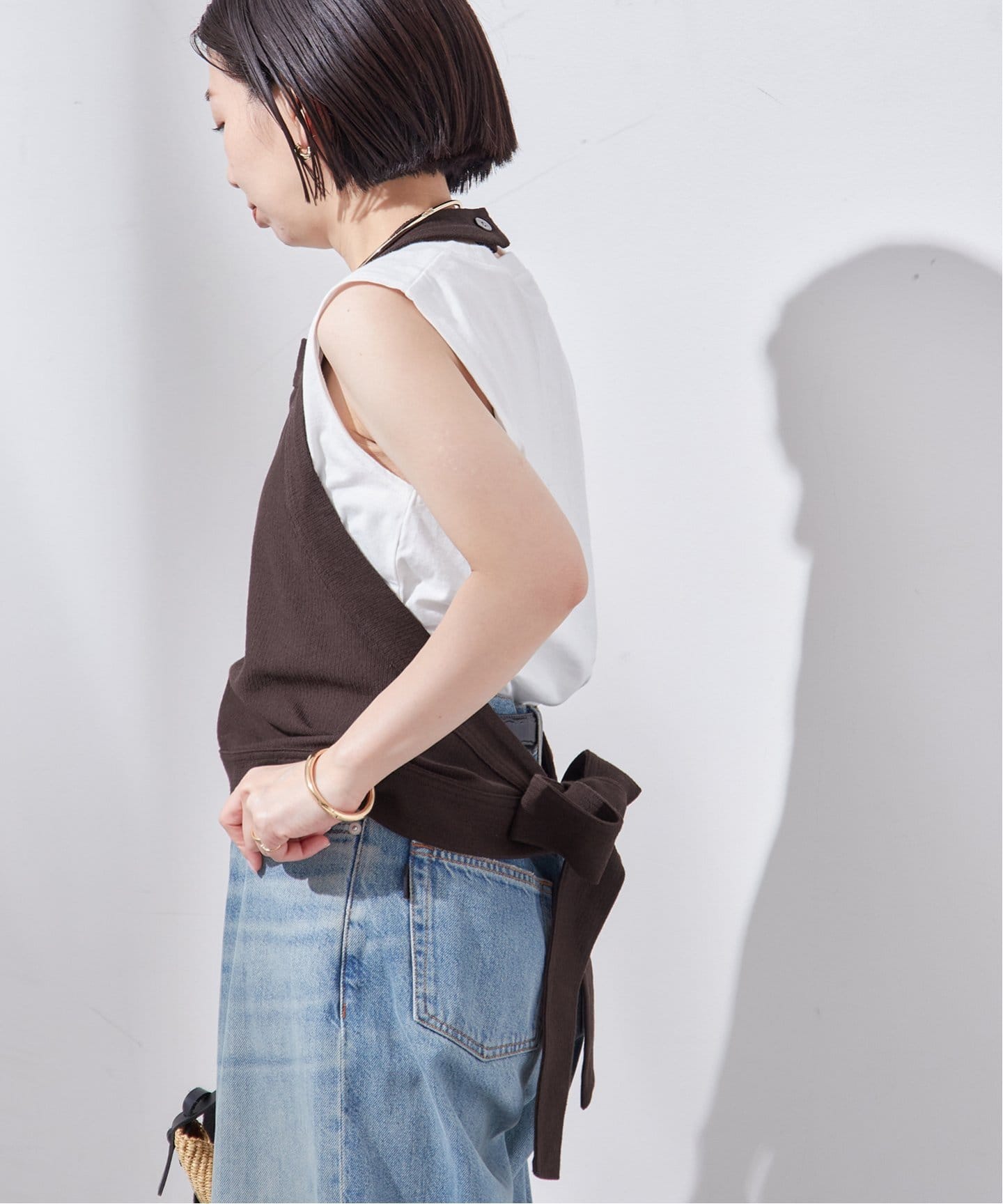 JOURNAL STANDARD／トップス 別注》【SANA/サナ】HOLTER TOP MIDLLE JERSEY：トップス（T