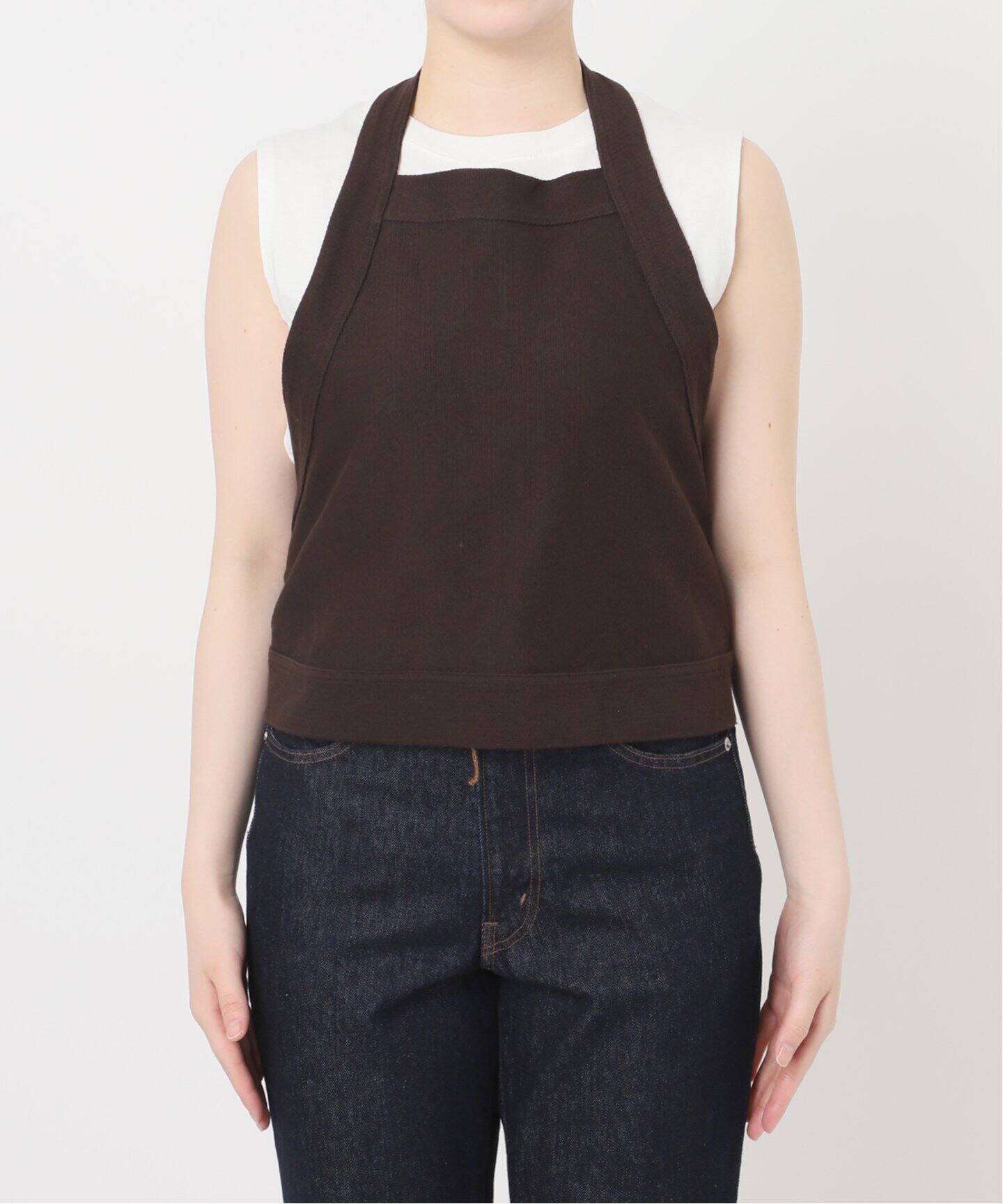 別注》【SANA/サナ】HOLTER TOP MIDLLE JERSEY：トップス（Tシャツ