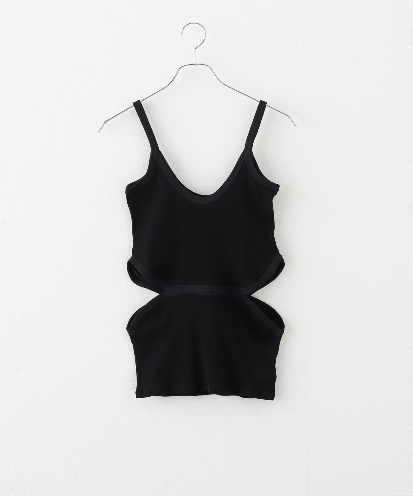 トップス fumie tanaka plain line cami 25SS】FUMIE TANAKA フミエタナカ /sheer print longT