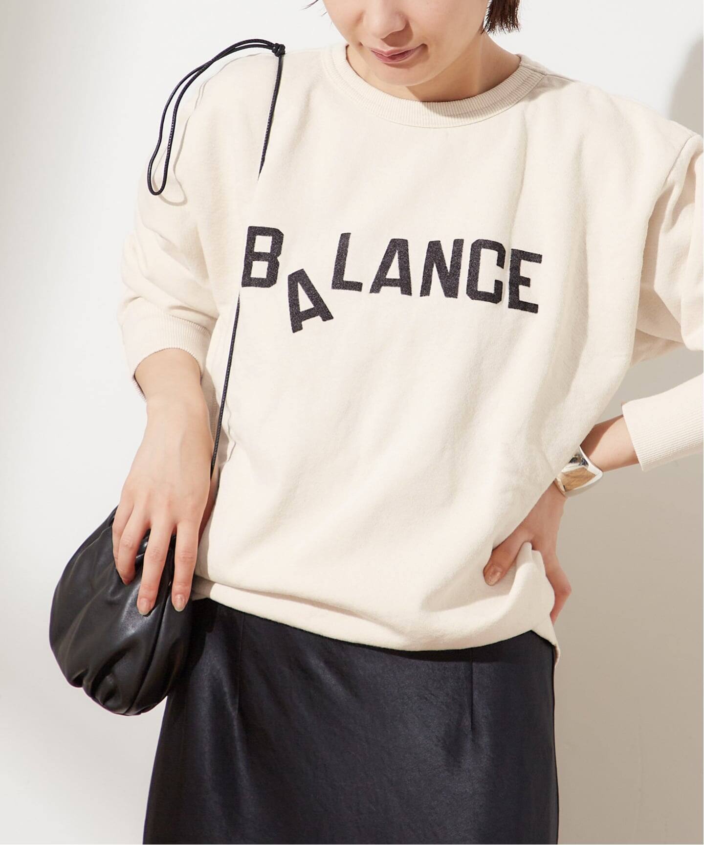JOURNAL STANDARD L'ESSAGE (Mixta)スウェット 追加2》【MIXTA/ミクスタ】BALANCE CREW SWEAT SHIRTS：スウェット