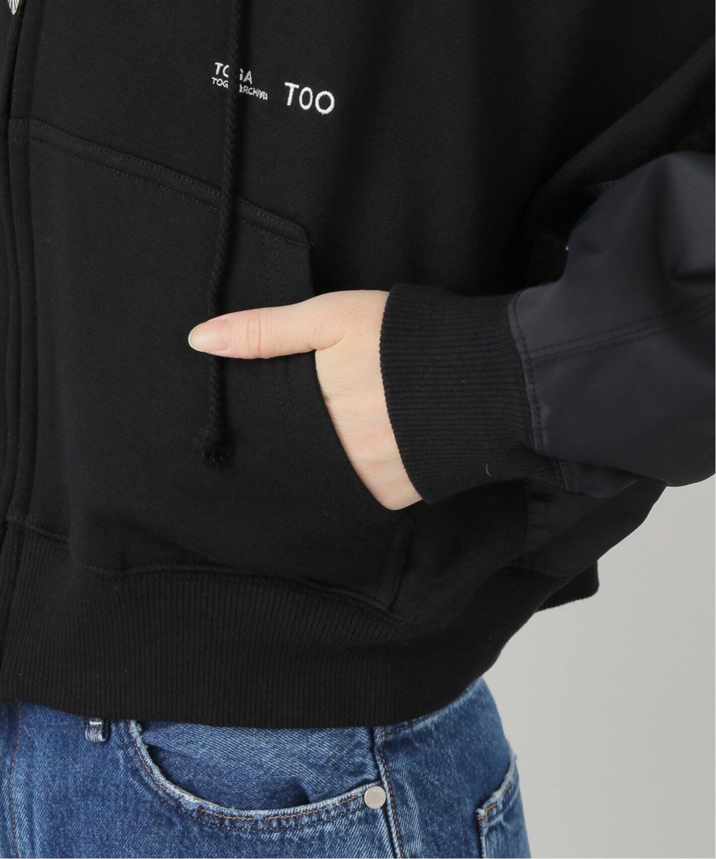 TOGA TOO/トーガトゥ】TOO Full zip hoodie：パーカー（パーカー 