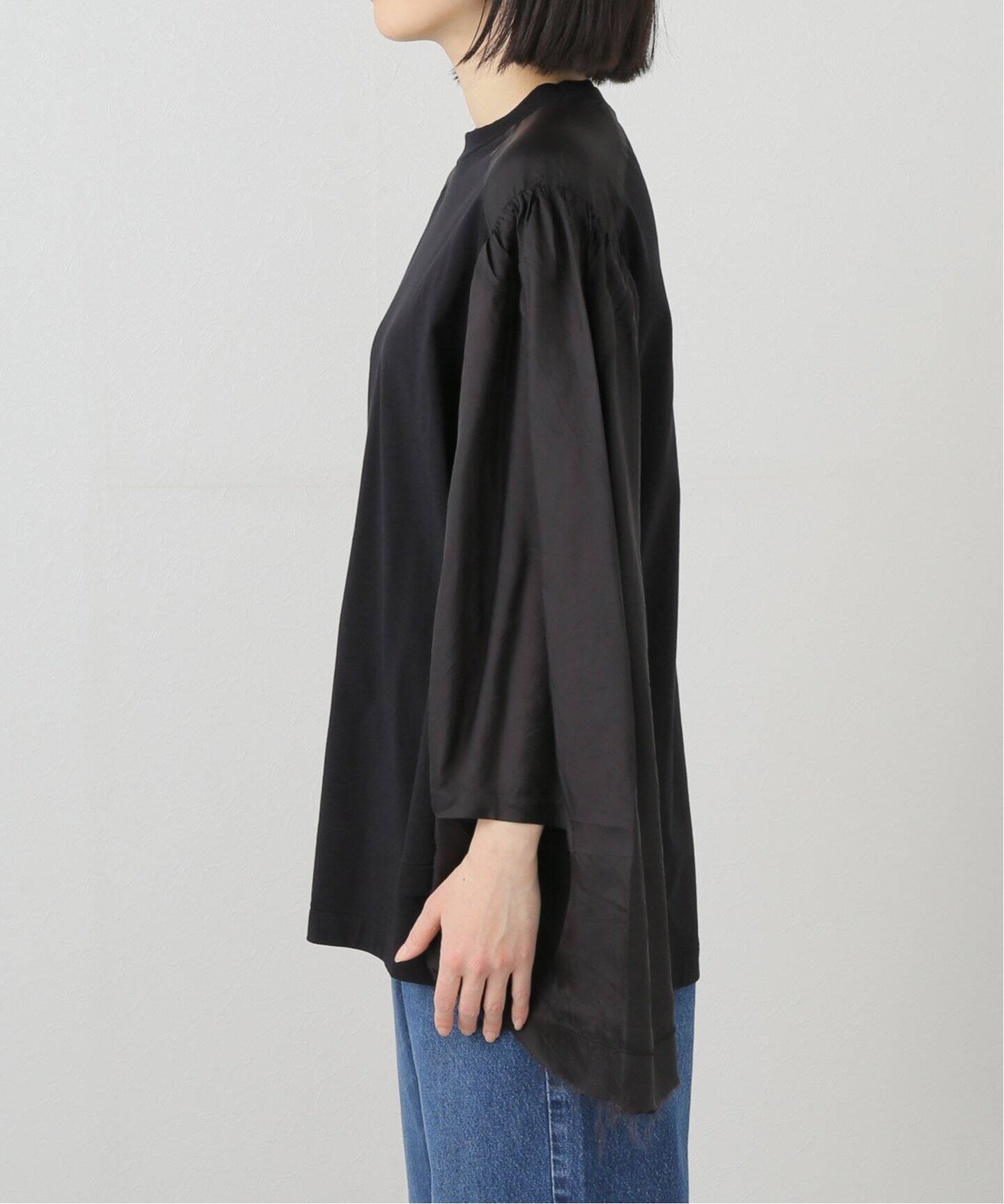 TOGA PULLA/トーガプルラ】Cotton jersey L/S：カットソー（Tシャツ  