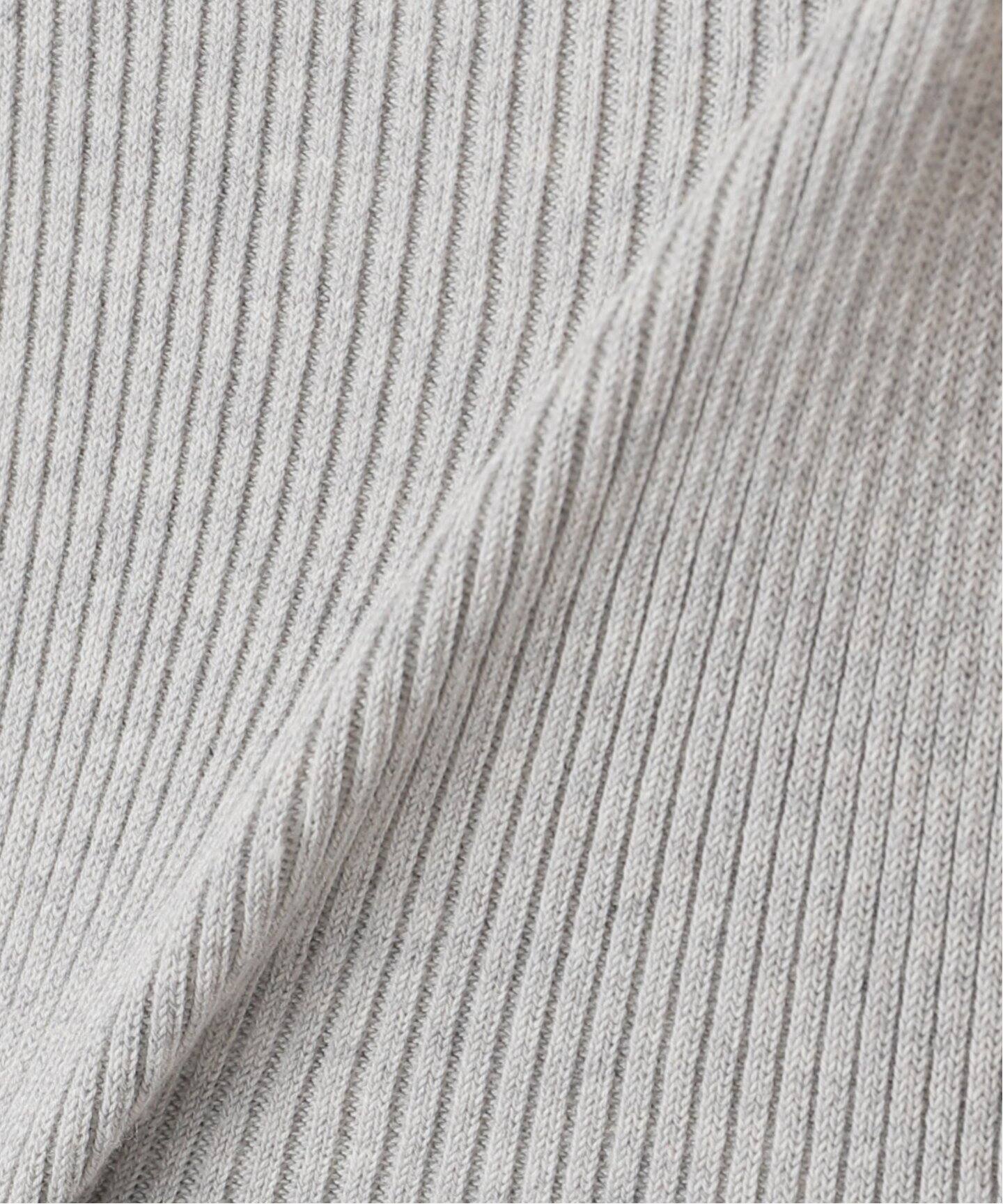 INSCRIRE /アンスクリア】Cotton Rib Tank Top：タンクトップ（タンク