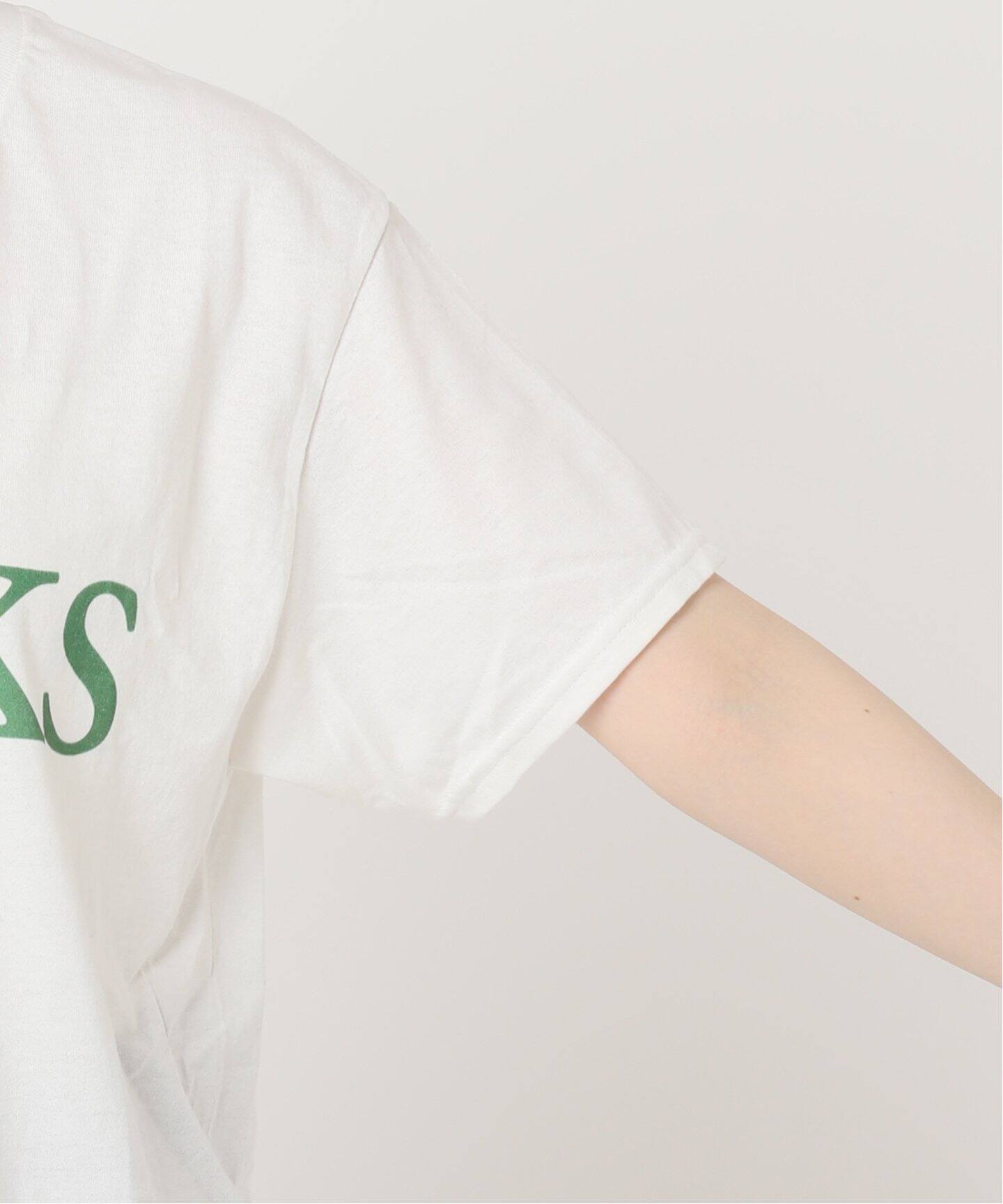 tシャツ 「Pacific BOOKS 」WHITE t-shirts 1：Tシャツ レディース Pacific BOOKS 】WHITE t-shirts 1：Tシャツ（Tシャツ
