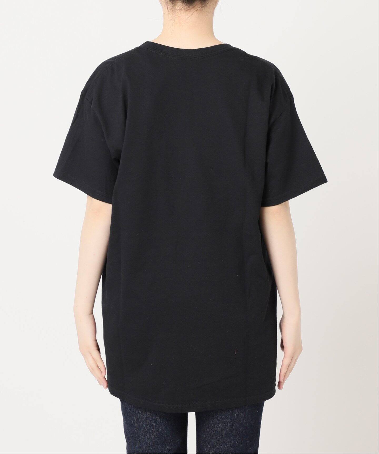 Pacific BOOKS 】upside down BLACK t-shirts：Tシャツ（Tシャツ
