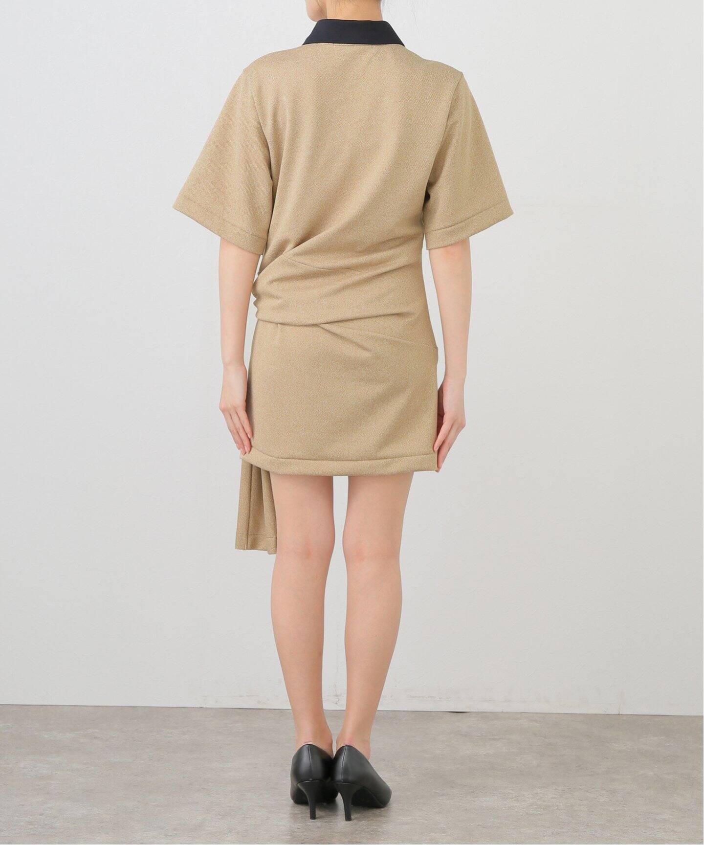 TOGA / トーガ】Melange jersey shirt dress：ワンピース