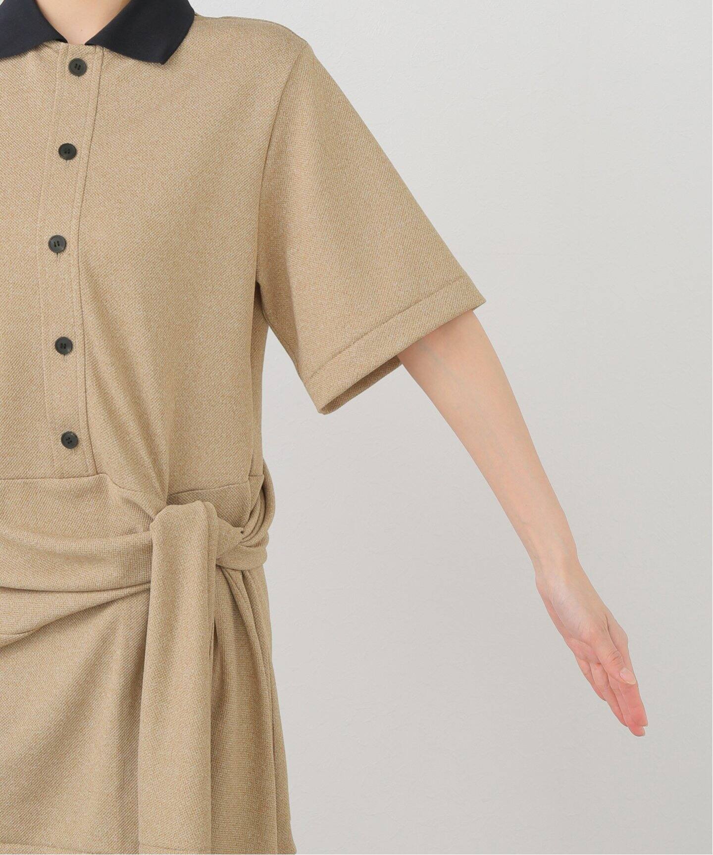 TOGA / トーガ】Melange jersey shirt dress：ワンピース（ワンピース 