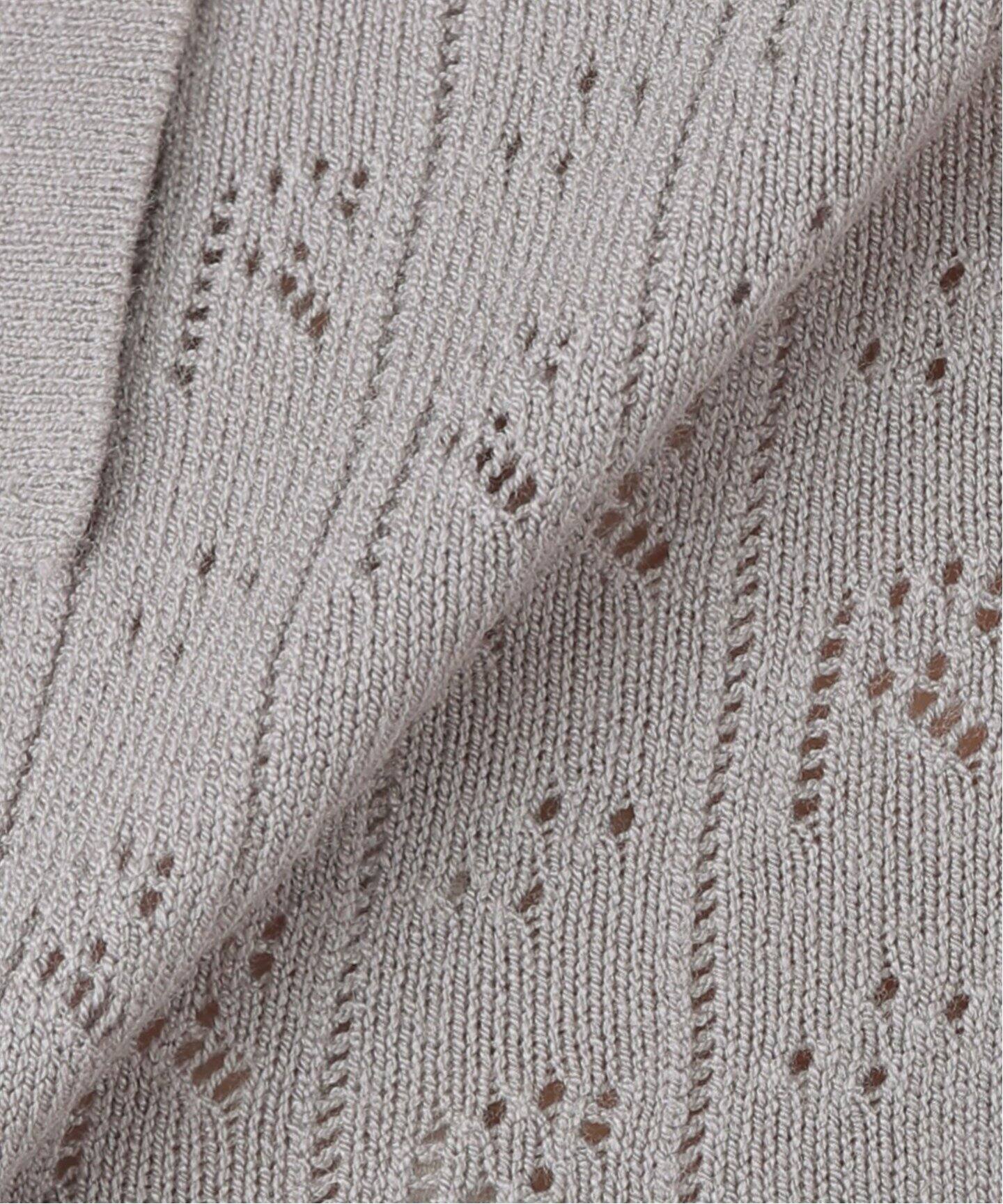 ROTATE/ロテート】Pointelle Polo Shirt：ポロシャツ