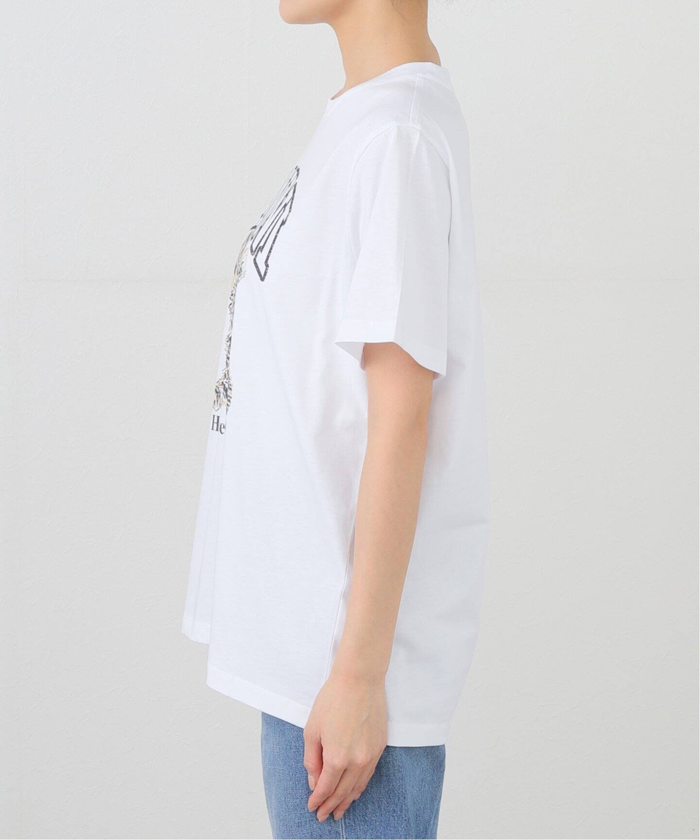 国内入荷済み♪Ganni Light Cotton Jersey Basic Tシャツ GANNI/ガニ―】Basic Jersey Leopard Relaxed T-shi:Tシャツ(T