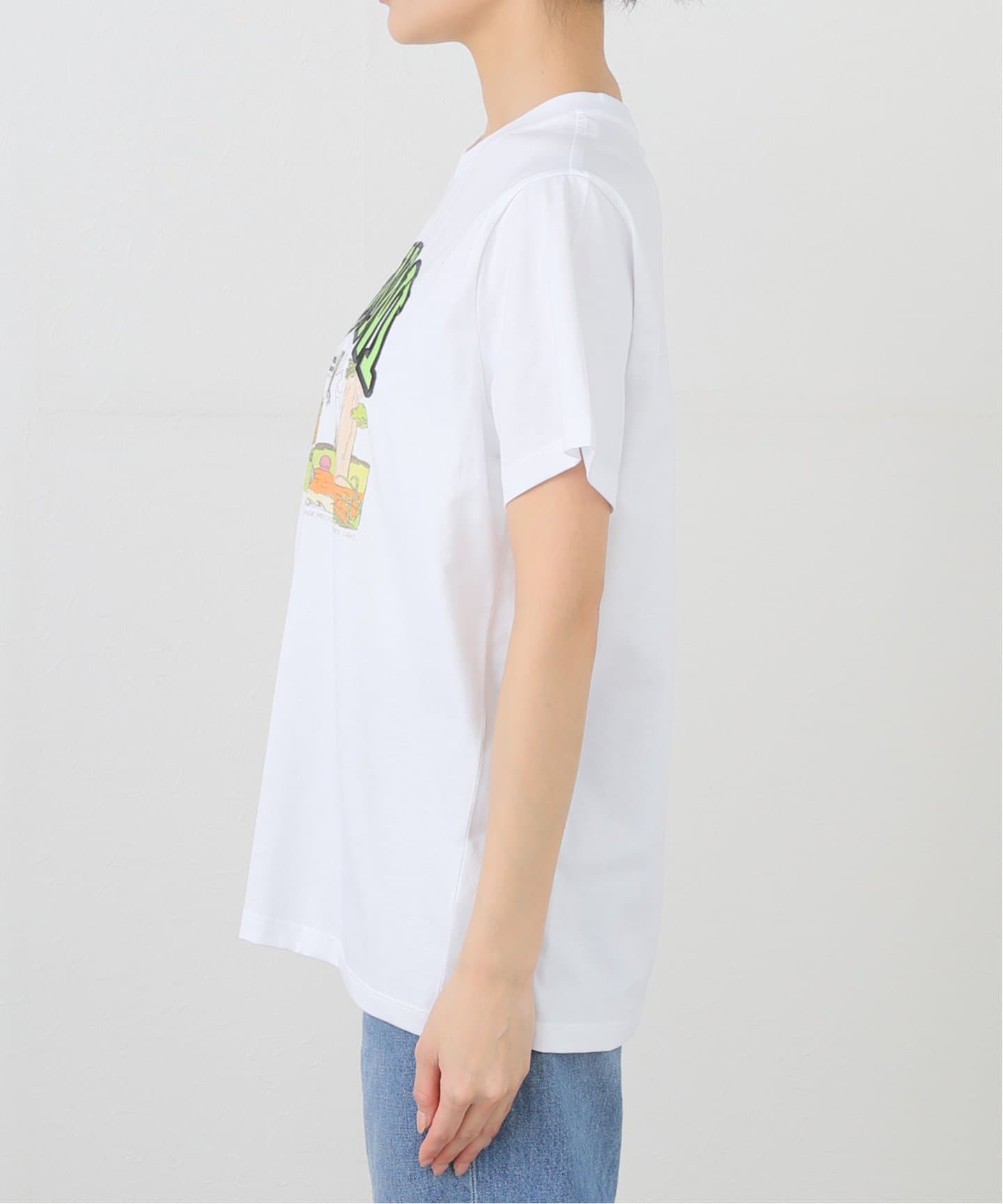 GANNI/ガニ―】Basic jersey Poppy C Relaxed T-shi：Tシャツ（T