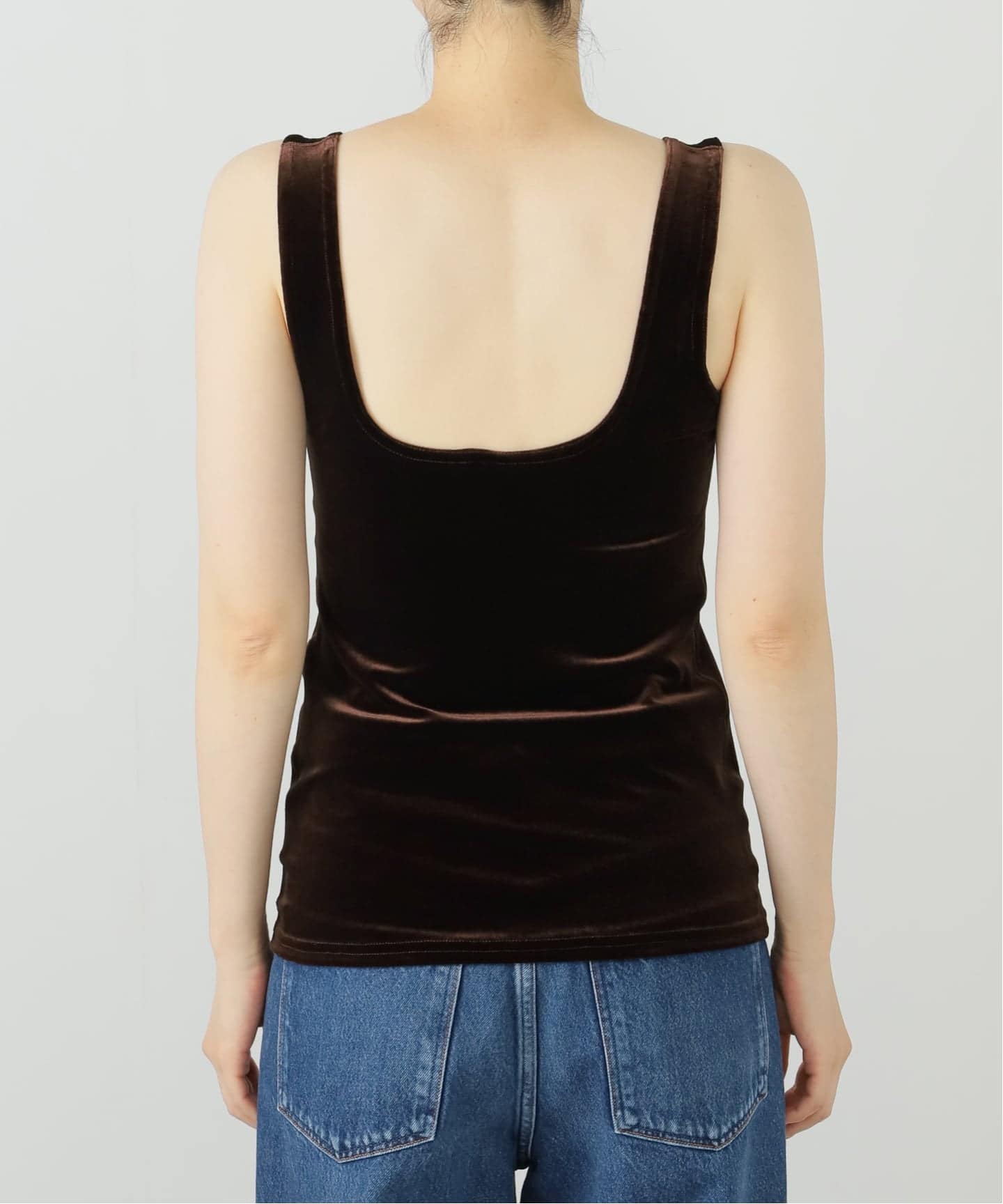 SIMONE WILD ベルベット タンクトップ SIMONE WILD シモーネ ワイルド タンクトップ SINGLET