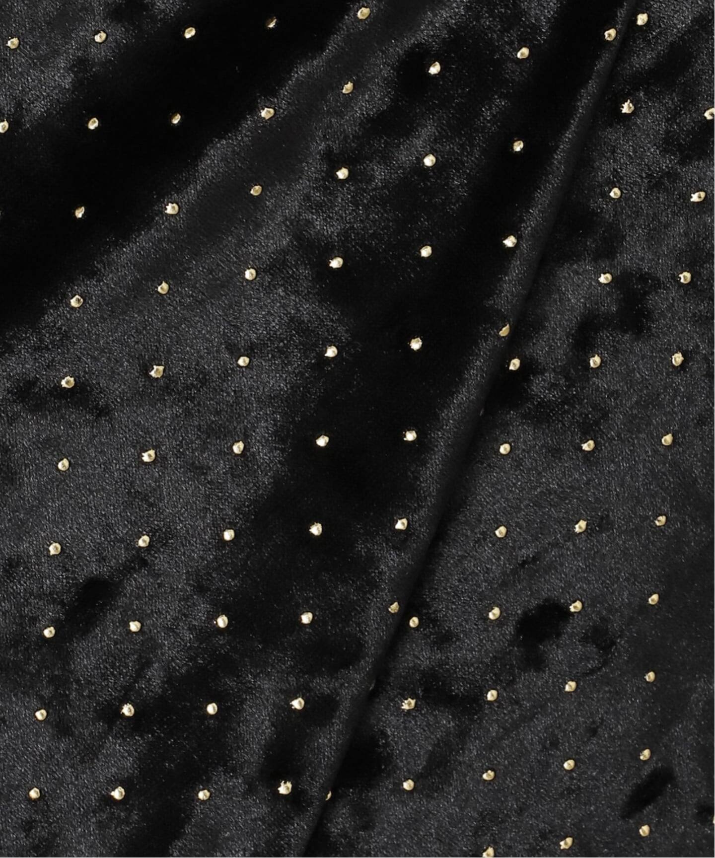 SIMONE WILD/シモーネ ワイルド】STUD VELVET LOW-WAIST LONG S