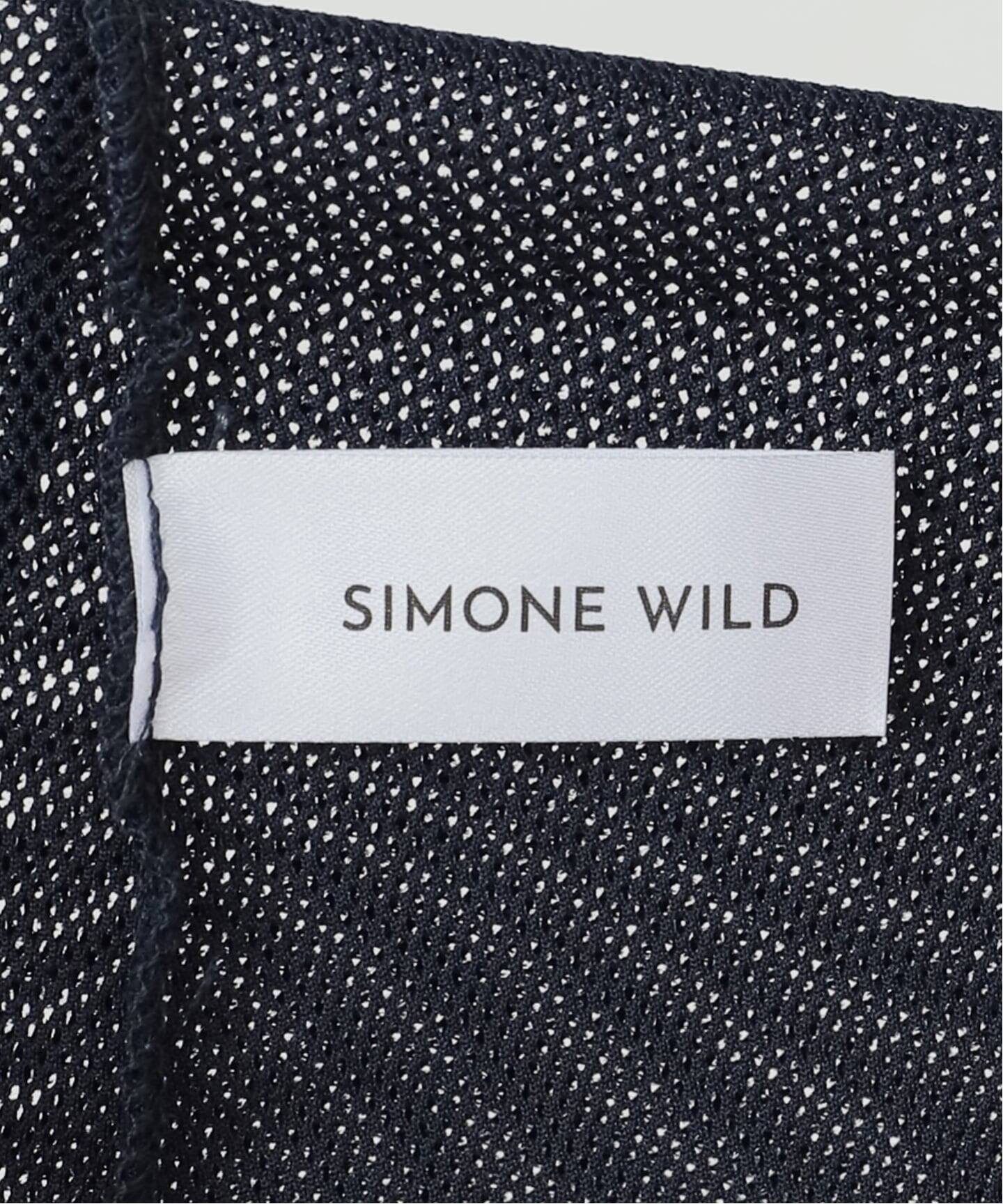 SIMONE WILD/シモーネ ワイルド】MESH VELVET TANK：タンクトップ