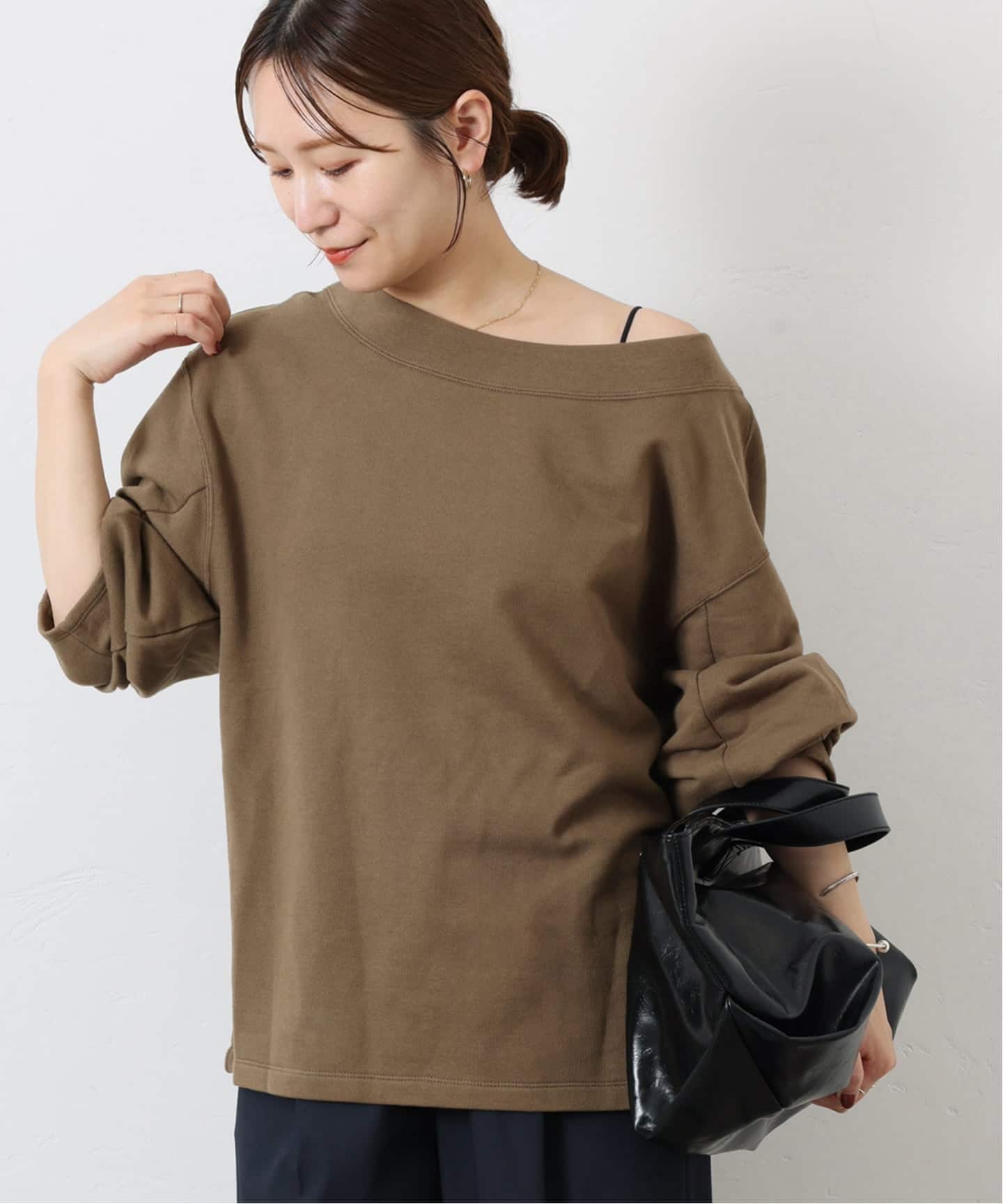 JOURNAL STANDARD - 【美品】  JOURNAL STANDARD / ジャーナルスタンダード | 2024AW | アルパカミックスファークルーネックプルオーバー | フリー | ブラウン | レディース journal standard L'essage（ジャーナルスタンダードレサージュ