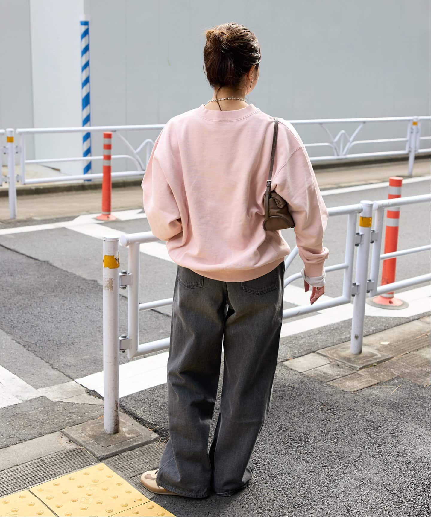 PEAK  ロゴ スウェット ピンク　ジャーナルスタンダード 楽天市場】ピグメントロゴスウェット JOURNAL STANDARD relume