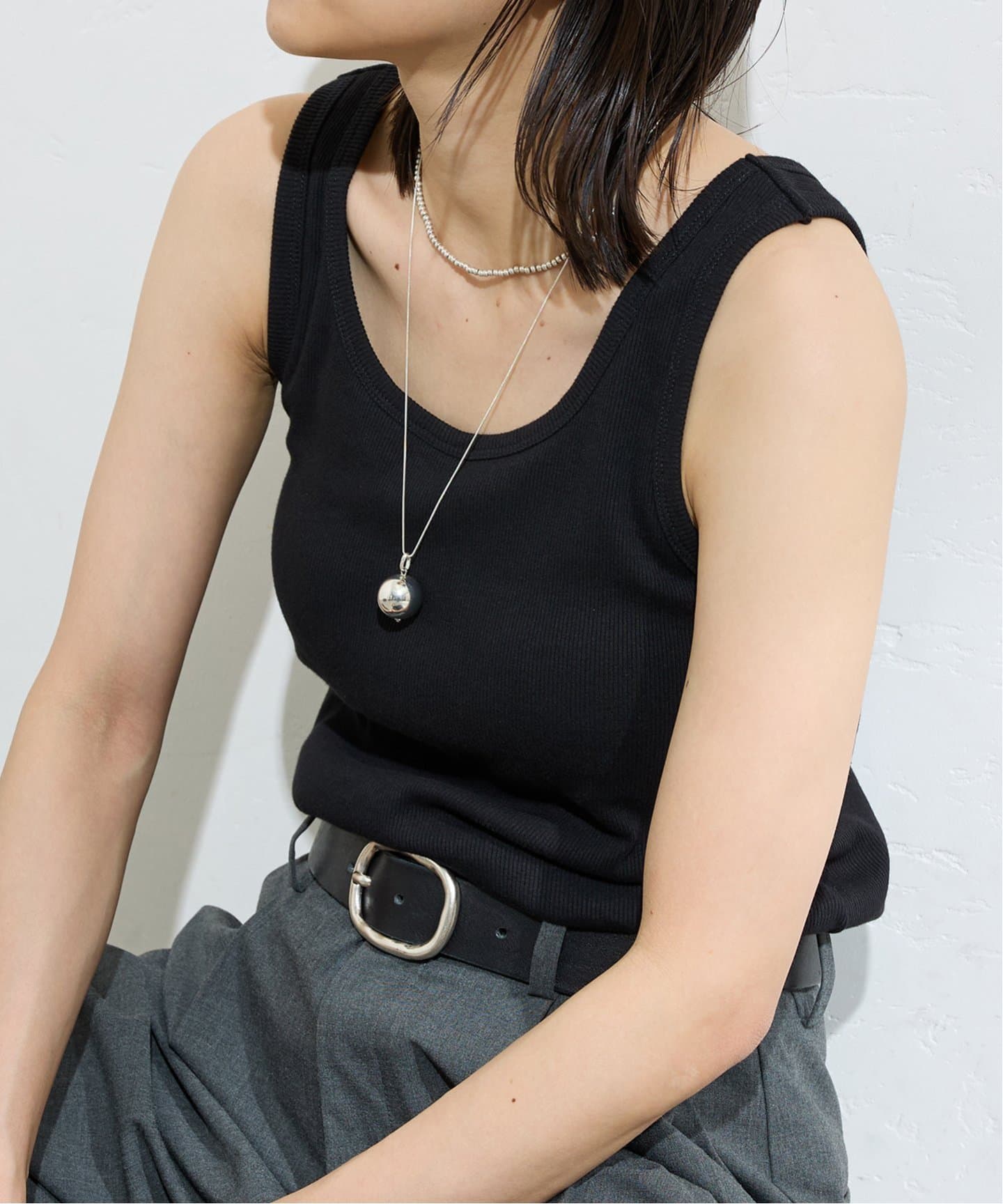 JOURNAL STANDARD - JOURNAL STANDARD L&#39;ESSAGE カップ付アメスリテレコタンク JOURNAL STANDARD - JOURNAL STANDARD L'ESSAGE カップ付アメ