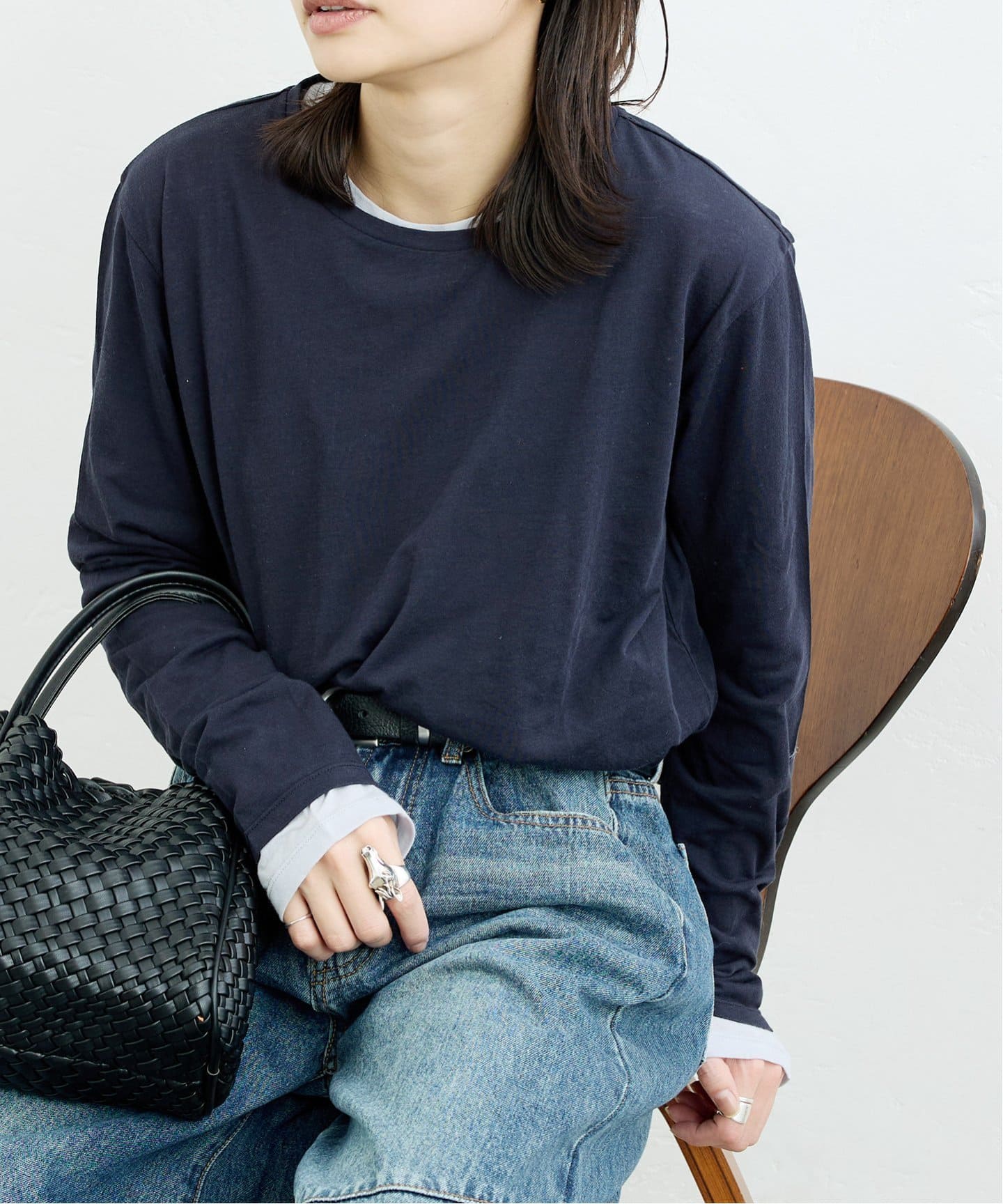 tシャツ 「追加3」クルーネックシアーロングTシャツ レディース JOURNAL STANDARD tシャツ 「追加3」クルーネックシアーロングT