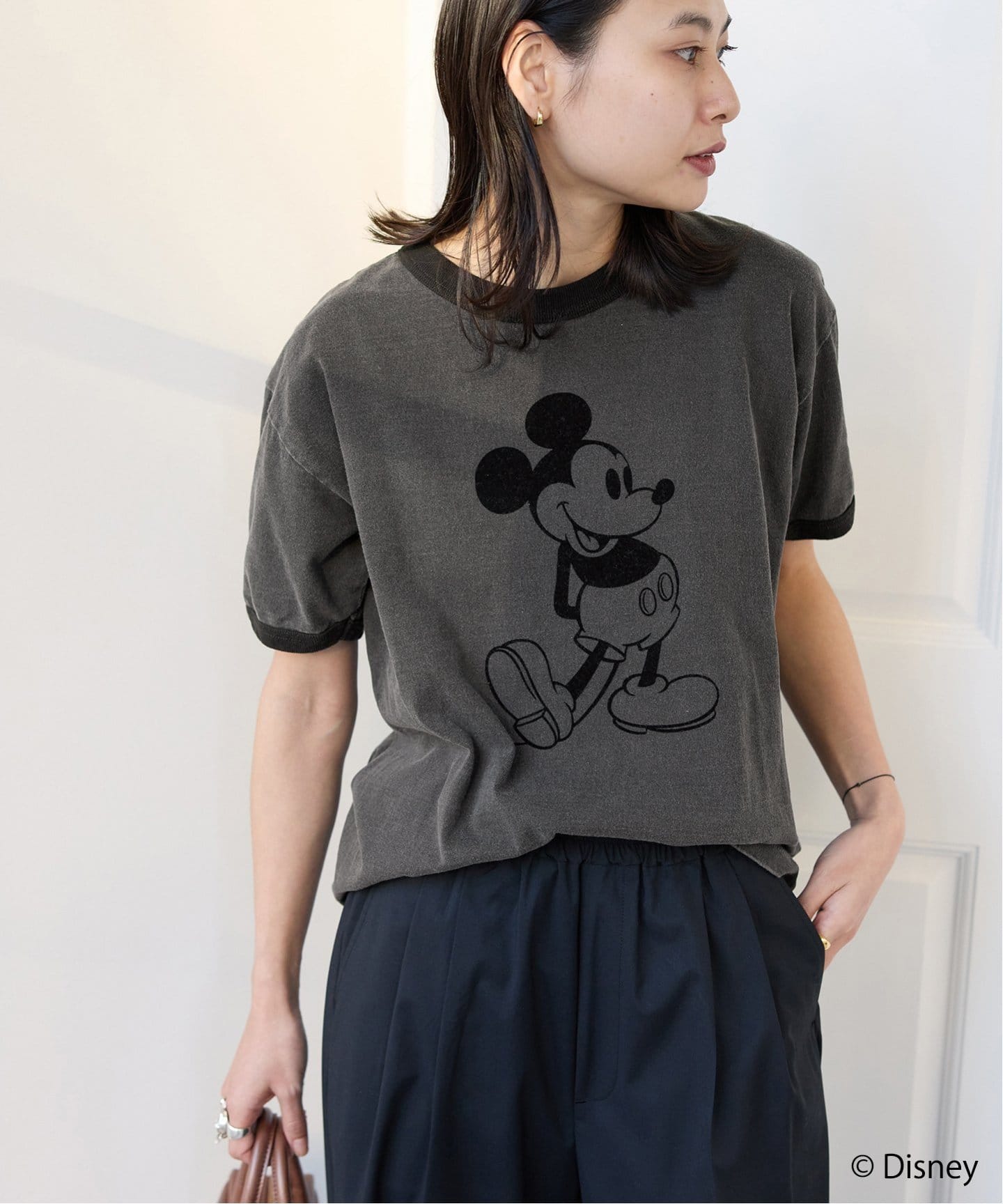 【レア】別注 ジャーナルスタンダード ウェスタン ミッキー Tシャツ リンガー レア】別注 ジャーナルスタンダード ウェスタン ミッキー Tシャツ