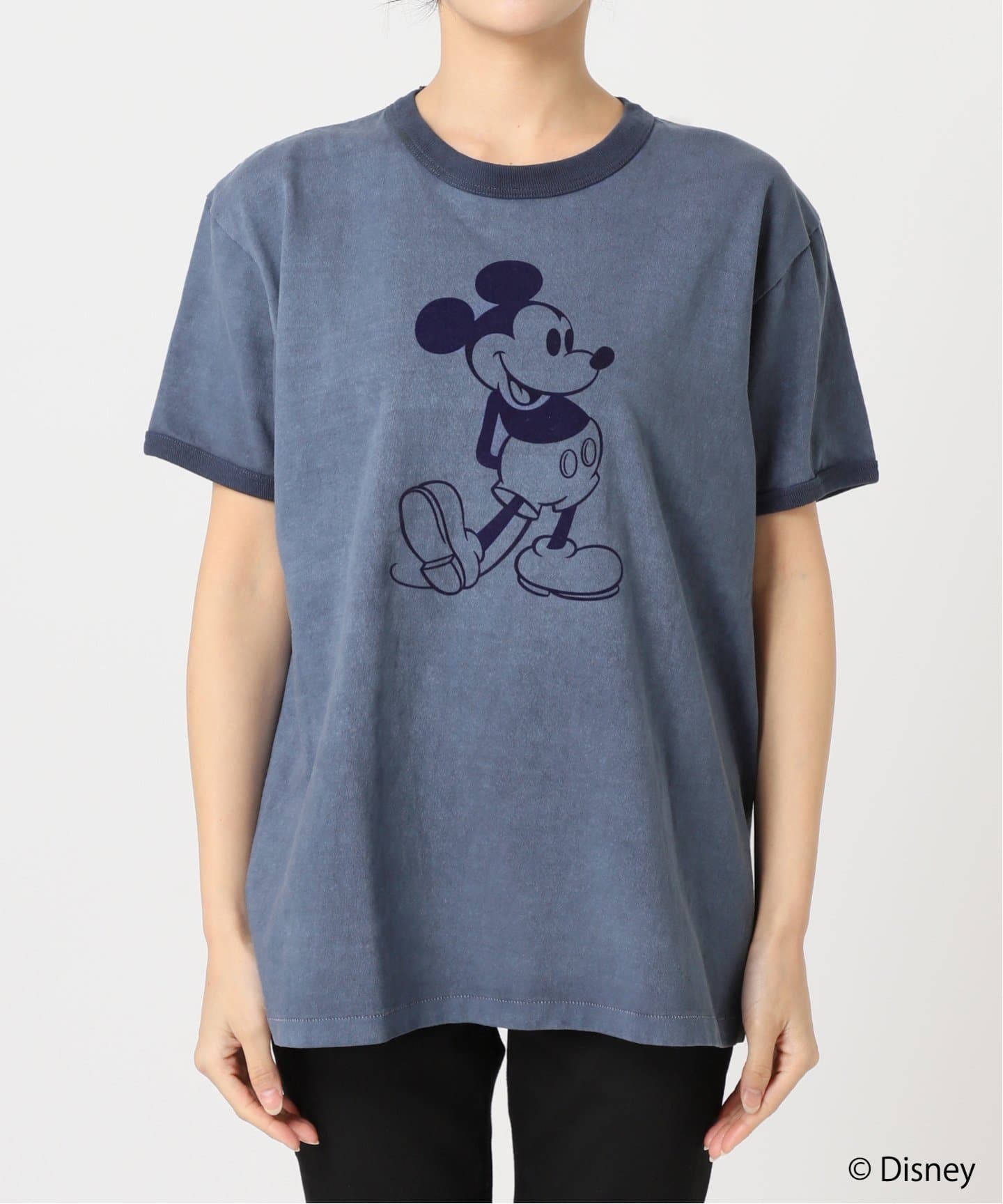 追加2》MICKEY / リンガーTシャツ（Tシャツ／カットソー